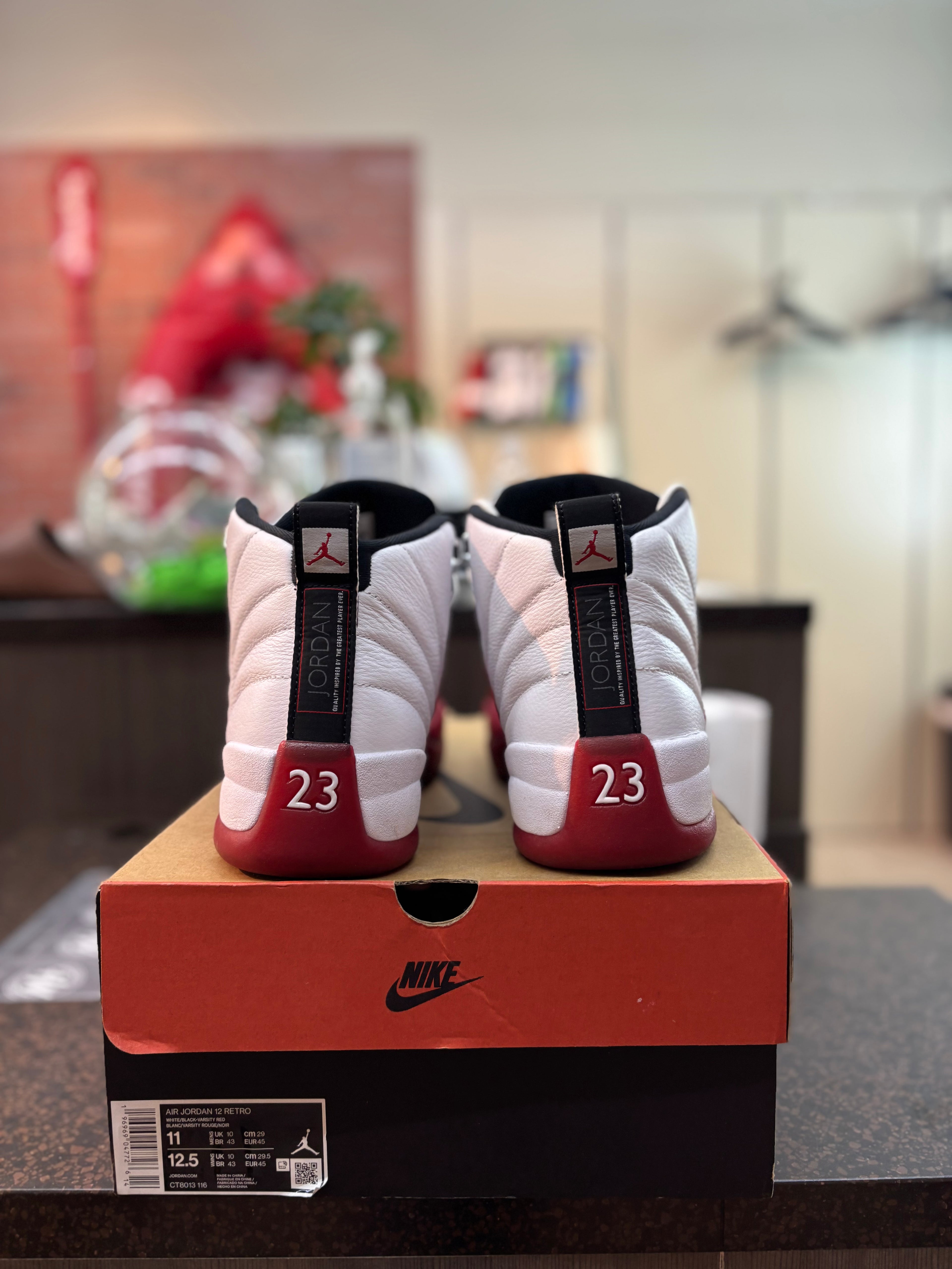 Jordan 12 "Cherry" (2023) Size 11 Pre Owned