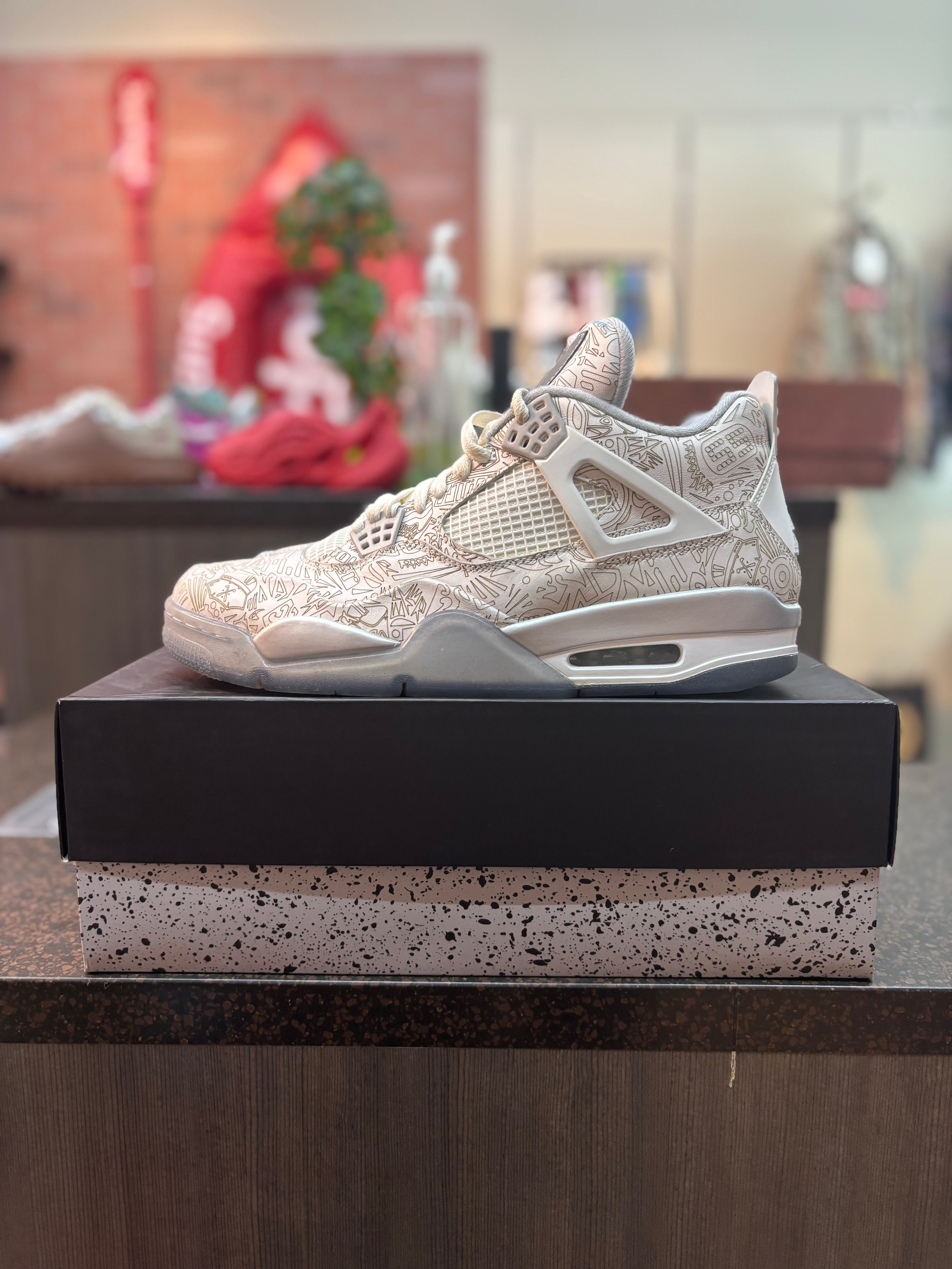 Jordan 4 "30th Anniversary Laser" Size 11 Pre Owned