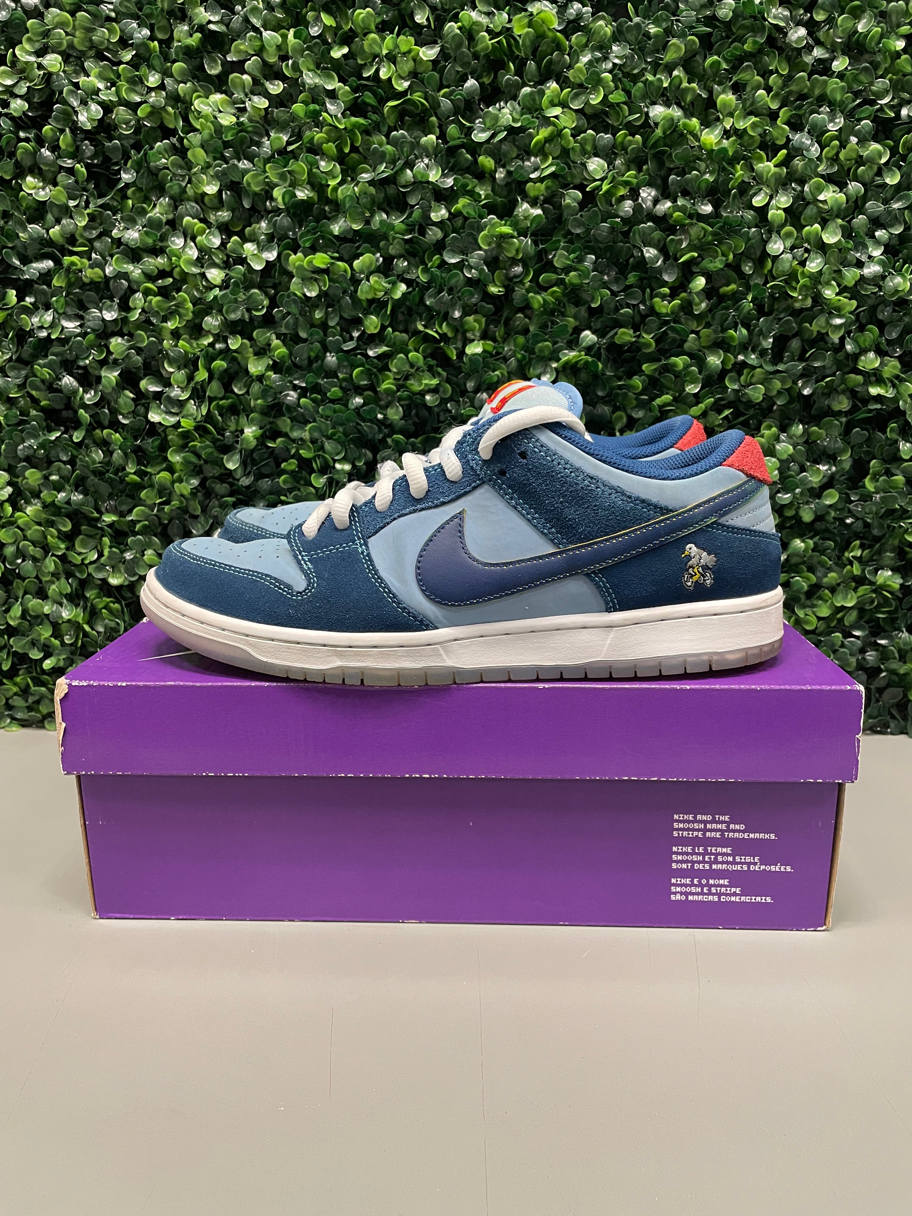 Nike SB Dunk Low Pro Why So Sad? Size 10 Preowned