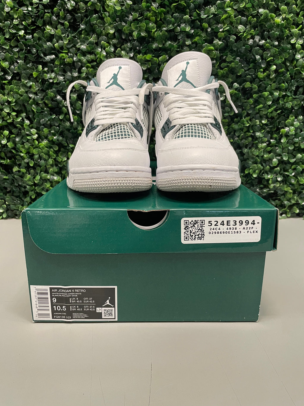 Jordan 4 Retro Oxidized Green Size 9 Preowned