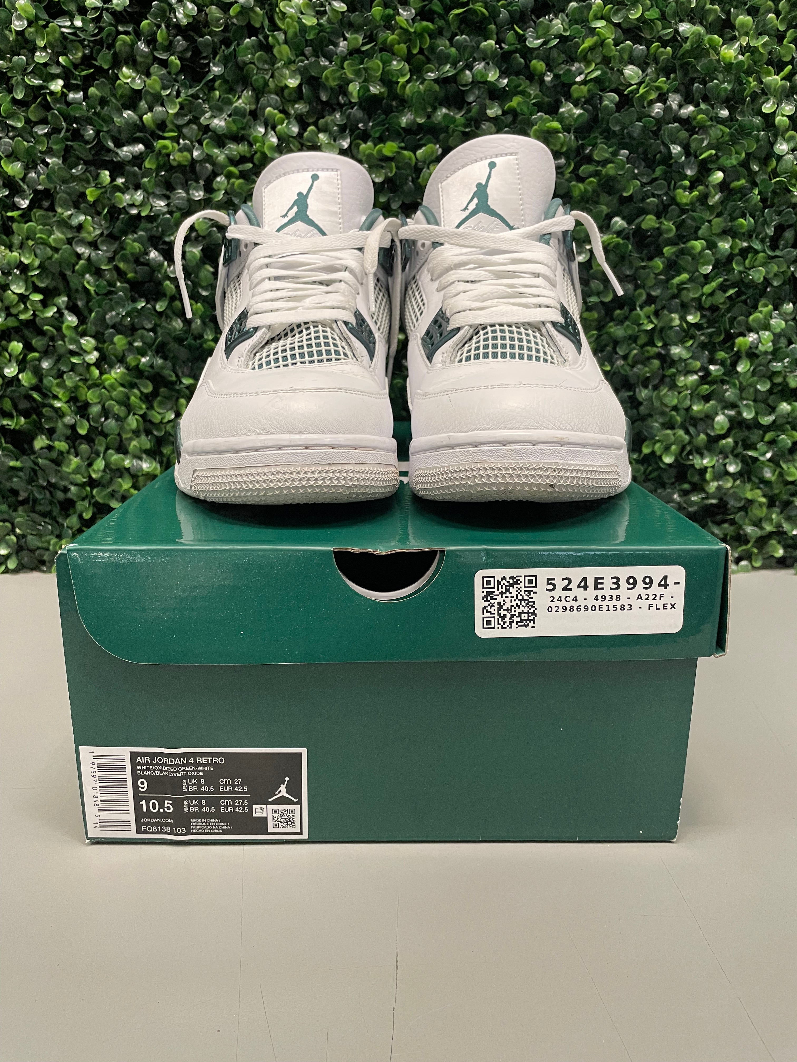 Jordan 4 Retro Oxidized Green Size 9 Preowned