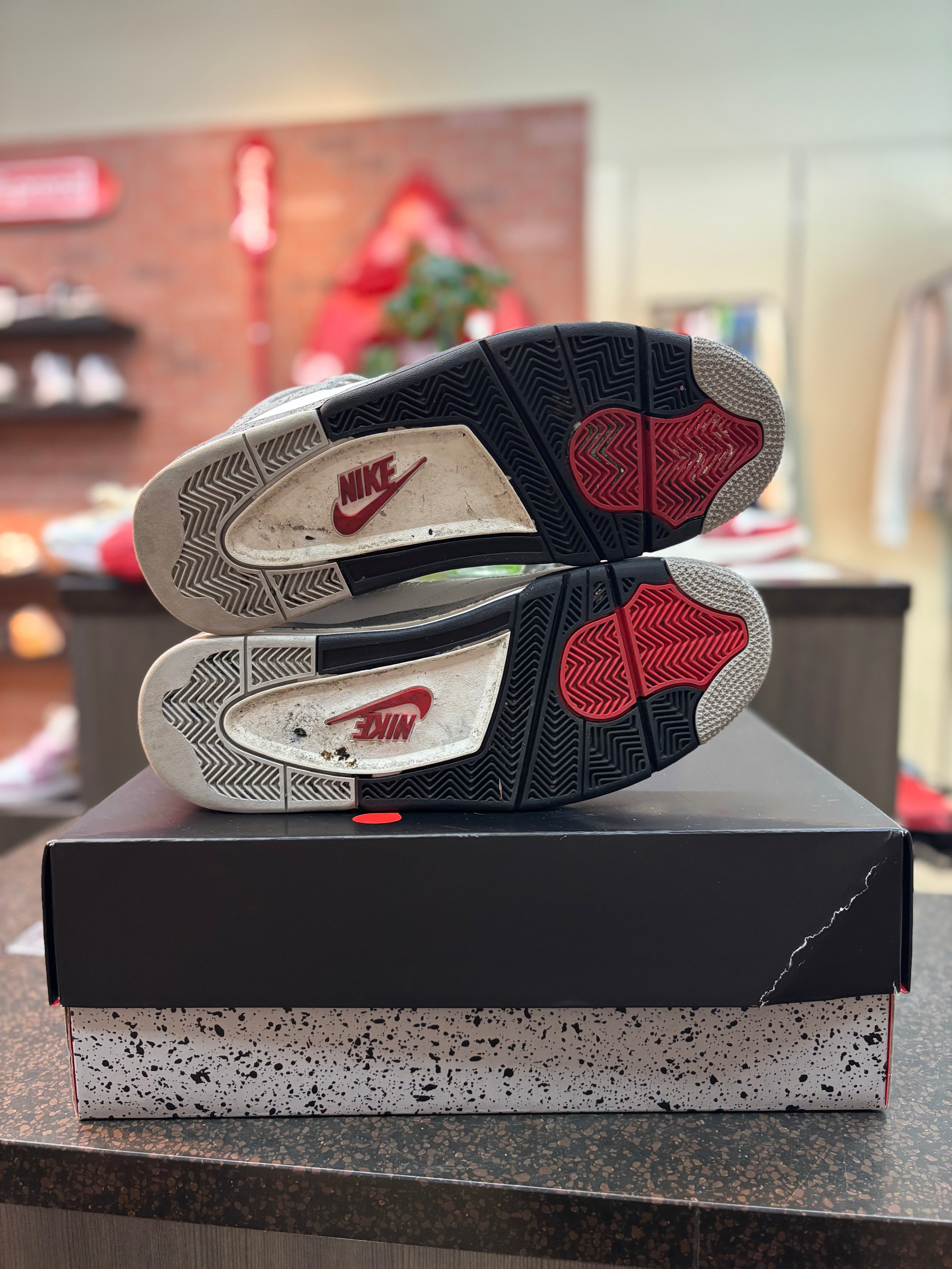 Jordan 4 "White Cement" (2025) Size 12 Pre Owned