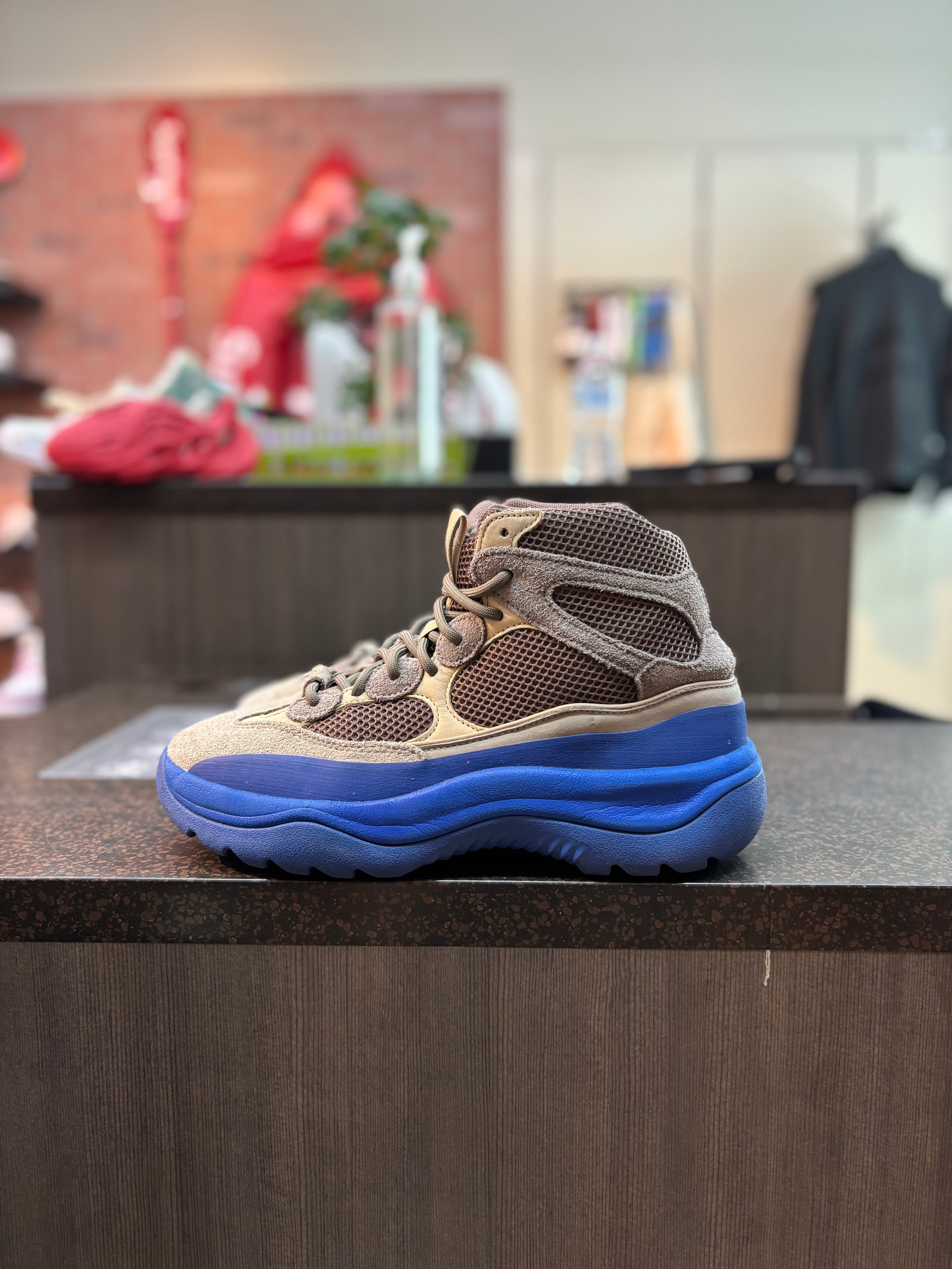 Yeezy Desert Boot "Taupe Blue" Size 9.5 Preowned