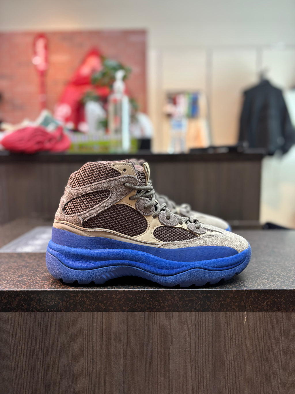 Yeezy Desert Boot "Taupe Blue" Size 9.5 Preowned