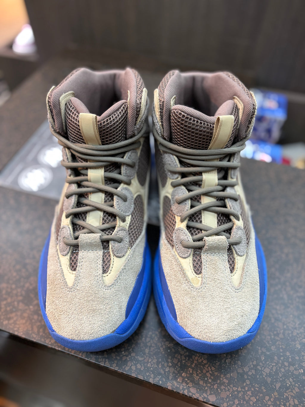 Yeezy Desert Boot "Taupe Blue" Size 9.5 Preowned