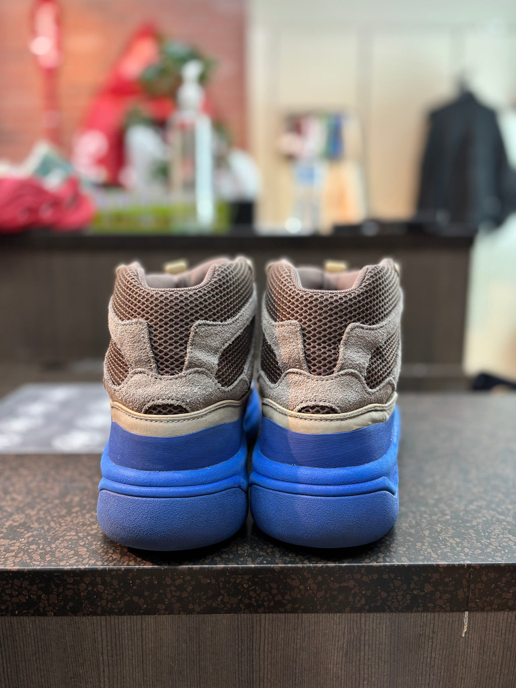 Yeezy Desert Boot "Taupe Blue" Size 9.5 Preowned