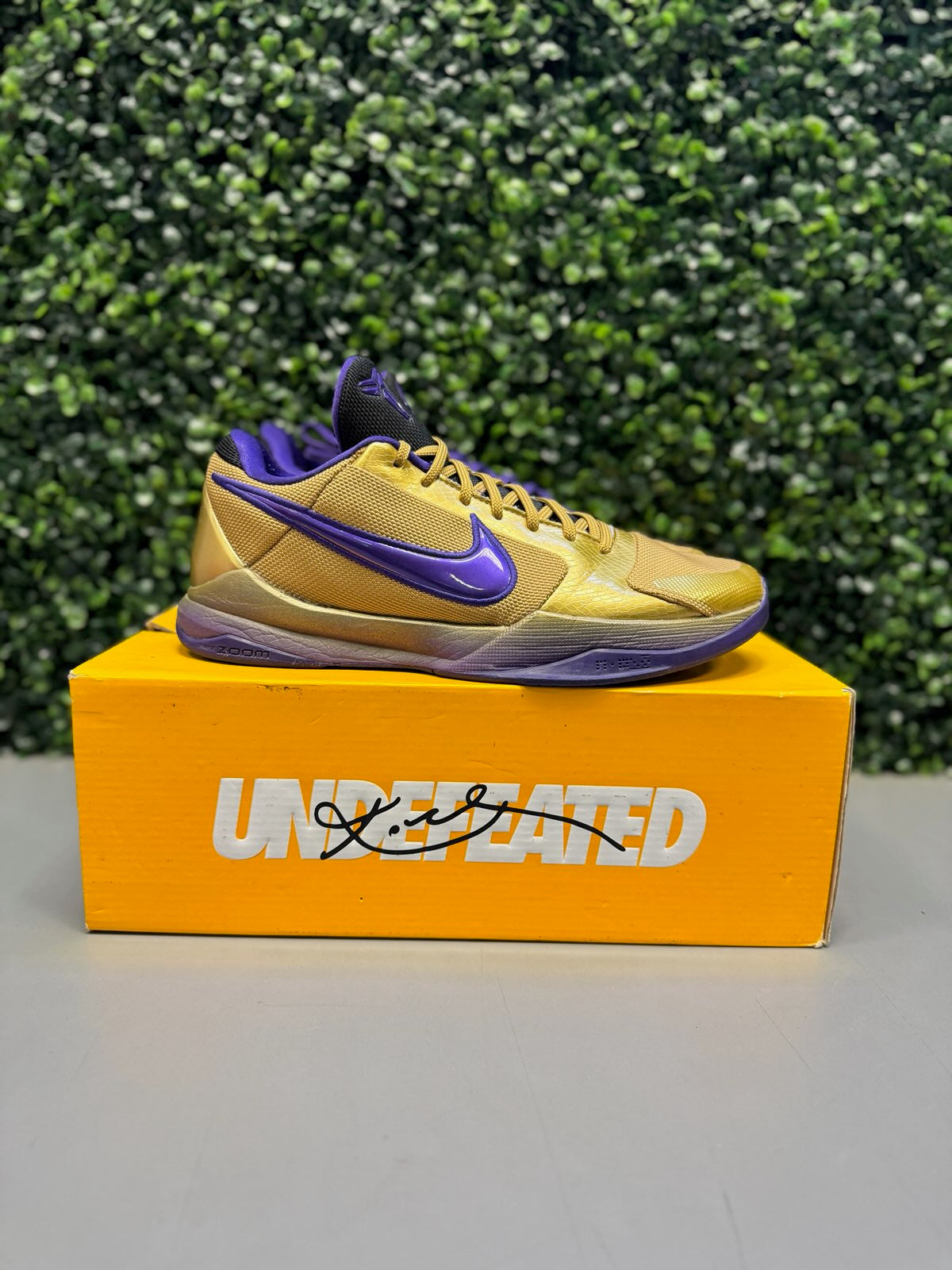 Nike Kobe 5 Protro Undefeated "Hall of Fame" Size 10 Preowned