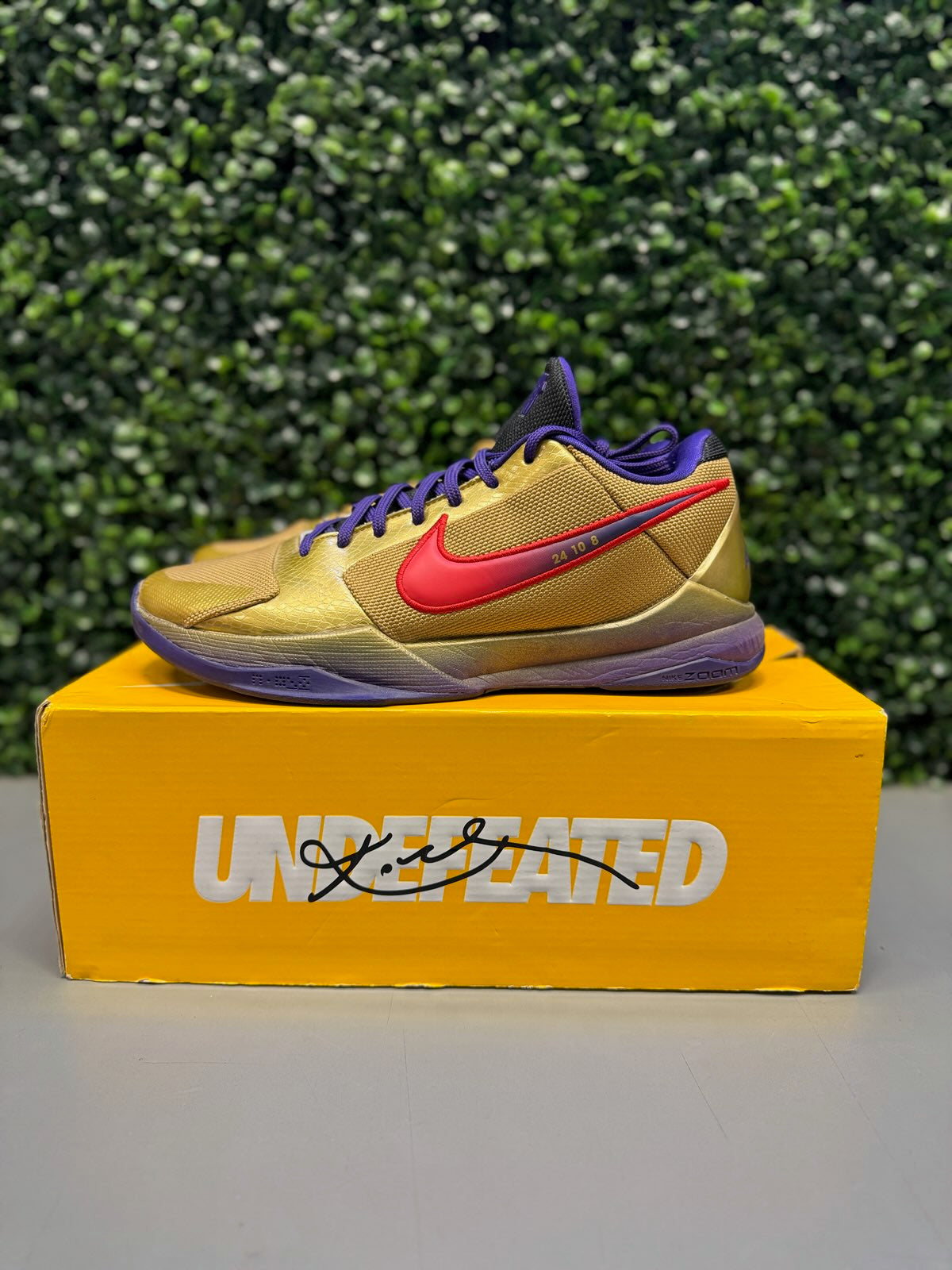 Nike Kobe 5 Protro Undefeated "Hall of Fame" Size 10 Preowned