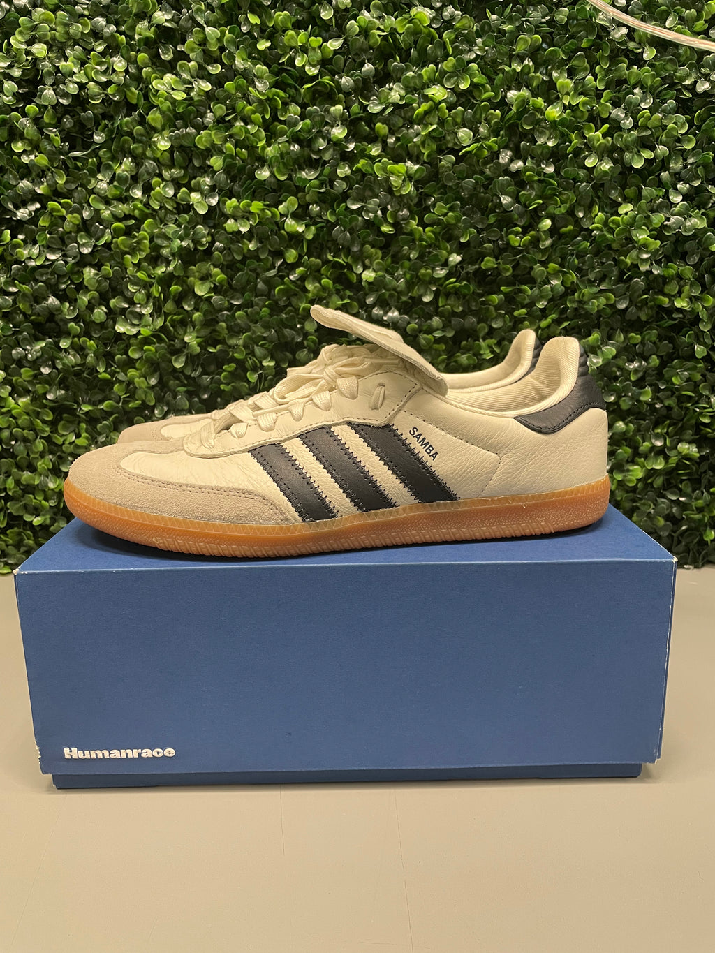 Adidas Samba Pharrell Humanrace "White Night Grey" Size 10 Preowned