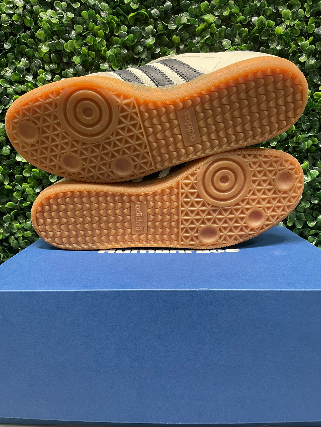 Adidas Samba Pharrell Humanrace "White Night Grey" Size 10 Preowned