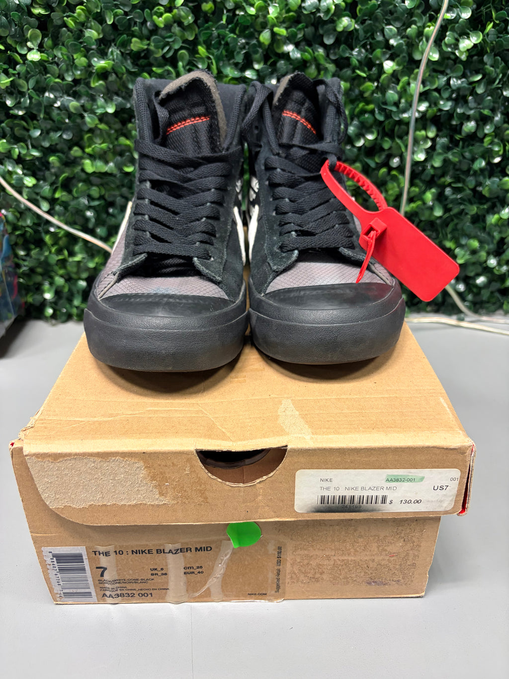 Nike Blazer Mid Off-White "Grim Reaper" Size 7 Preowned