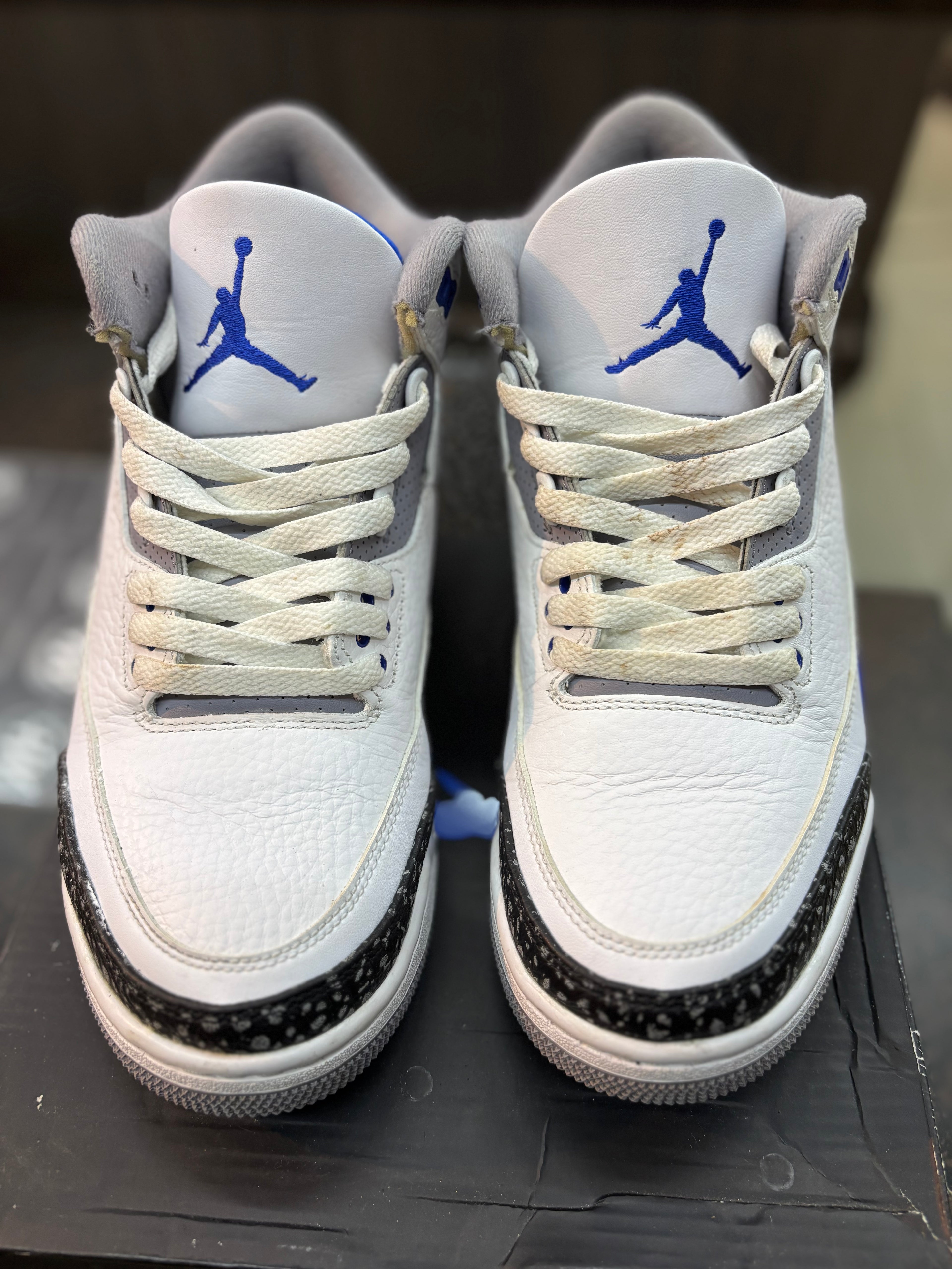 Jordan 3 "Racer Blue" Size 8 Pre Owned