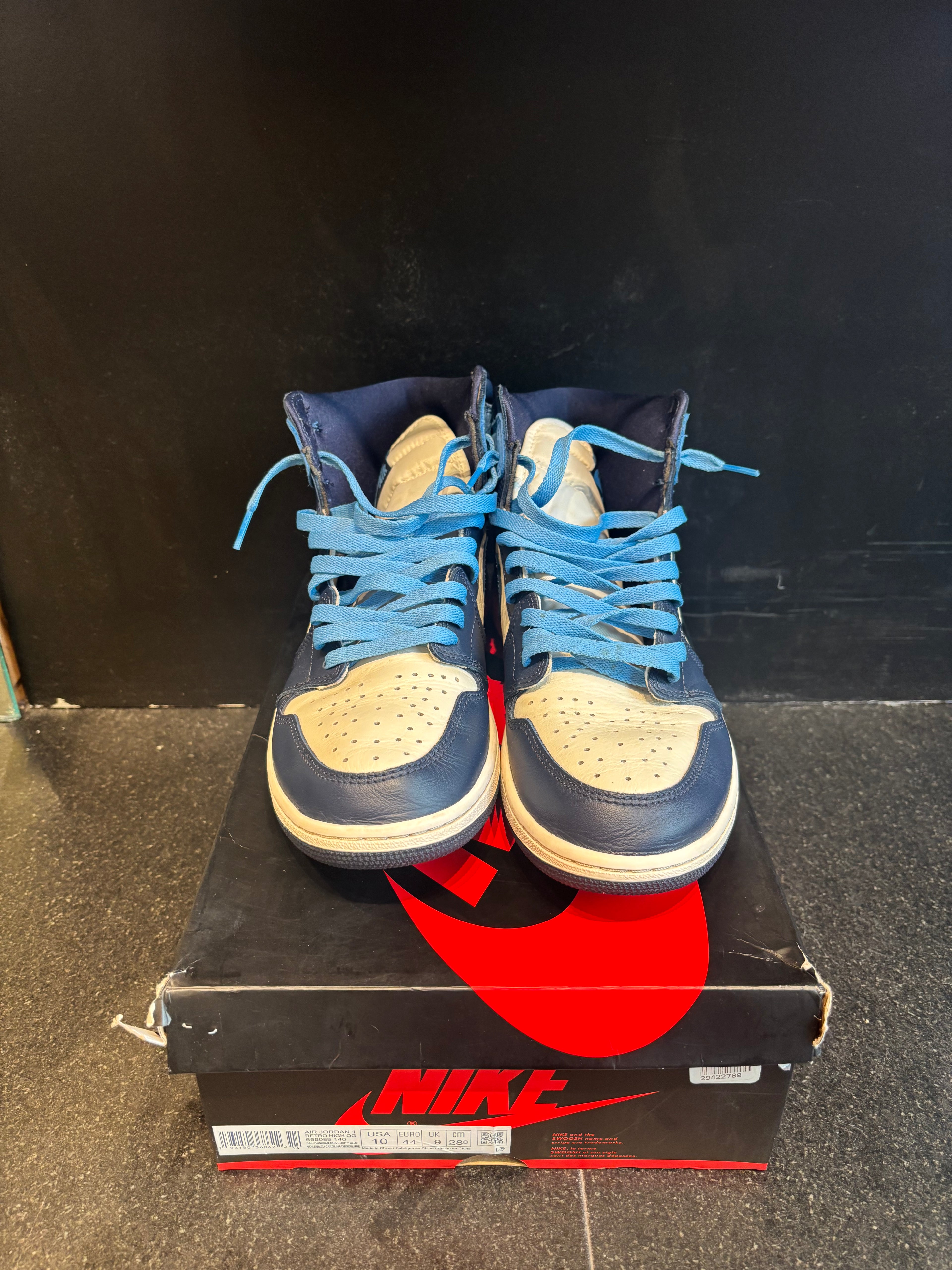 Jordan 1 High "Obsidian" Size 8.5 Preowned with box