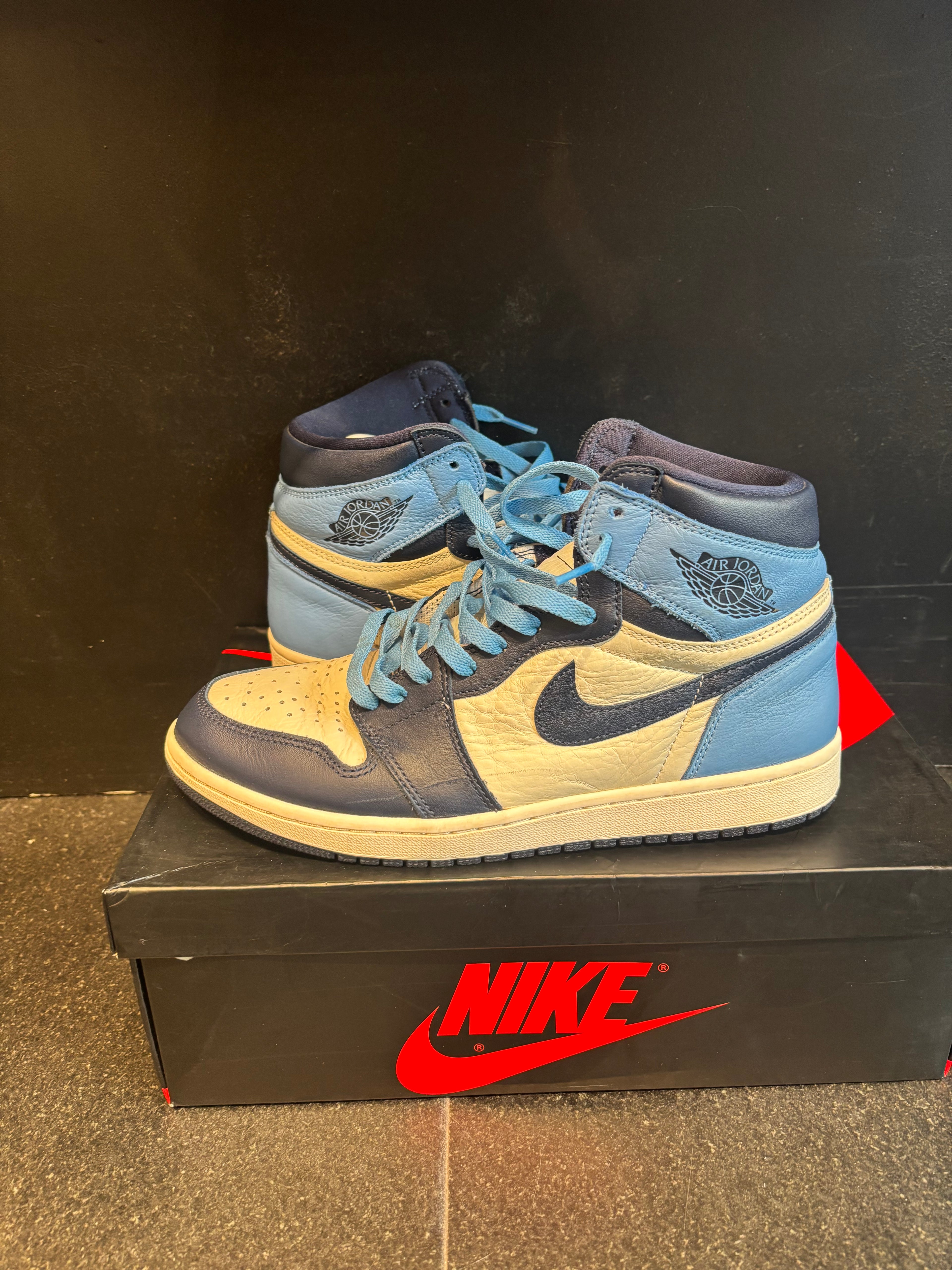 Jordan 1 High "Obsidian" Size 8.5 Preowned with box