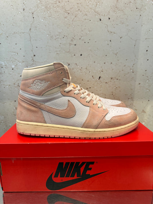 Jordan 1 High "Washed Pink" Size 12W / 10.5M Preowned