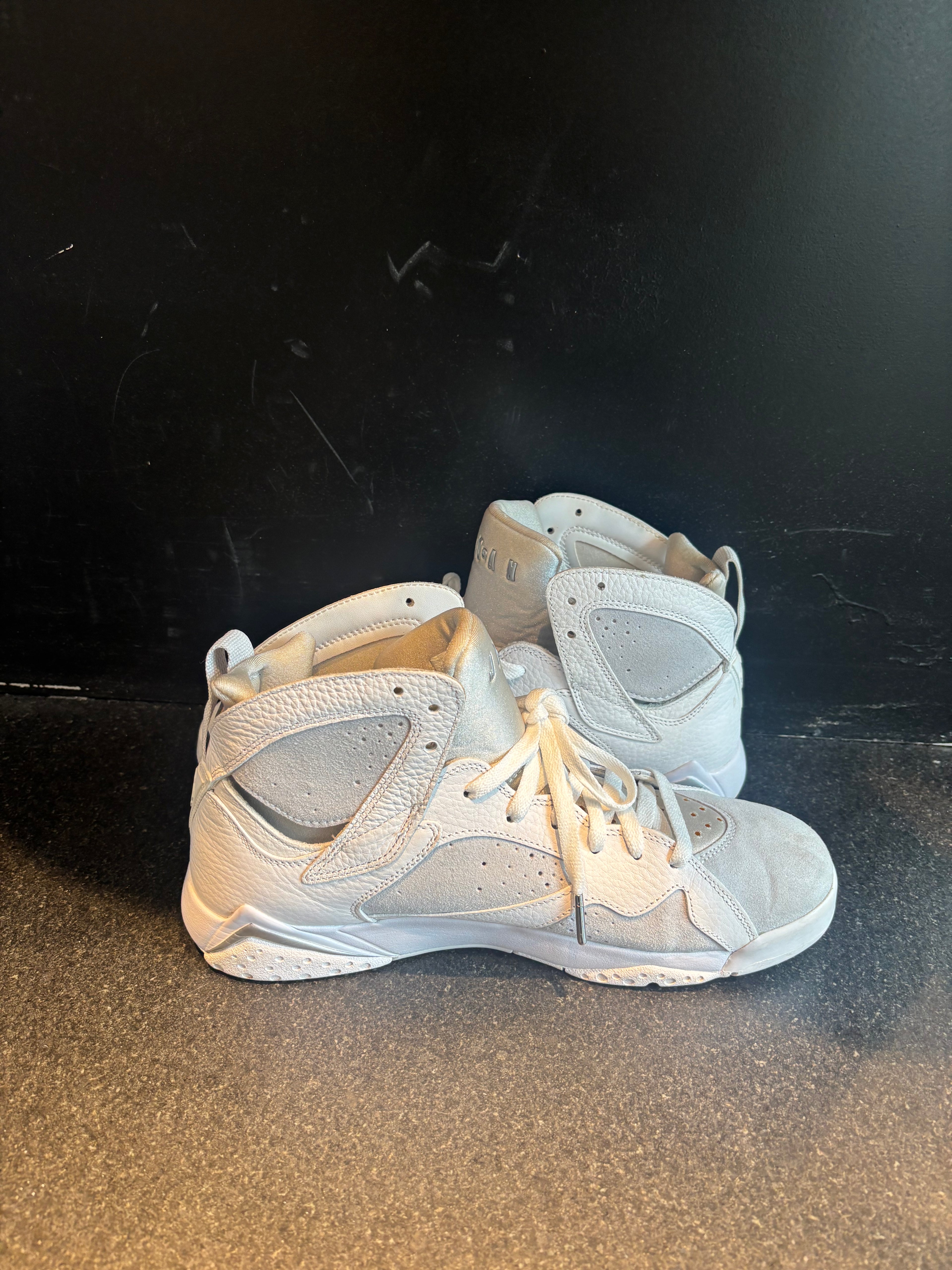 Jordan 7 "Pure Platinum" Size 10 Preowned no box