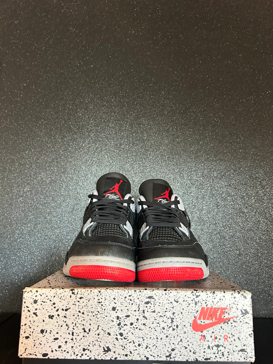Jordan 4 Retro "Reimagined Bred" Preowned Size 9 With Box