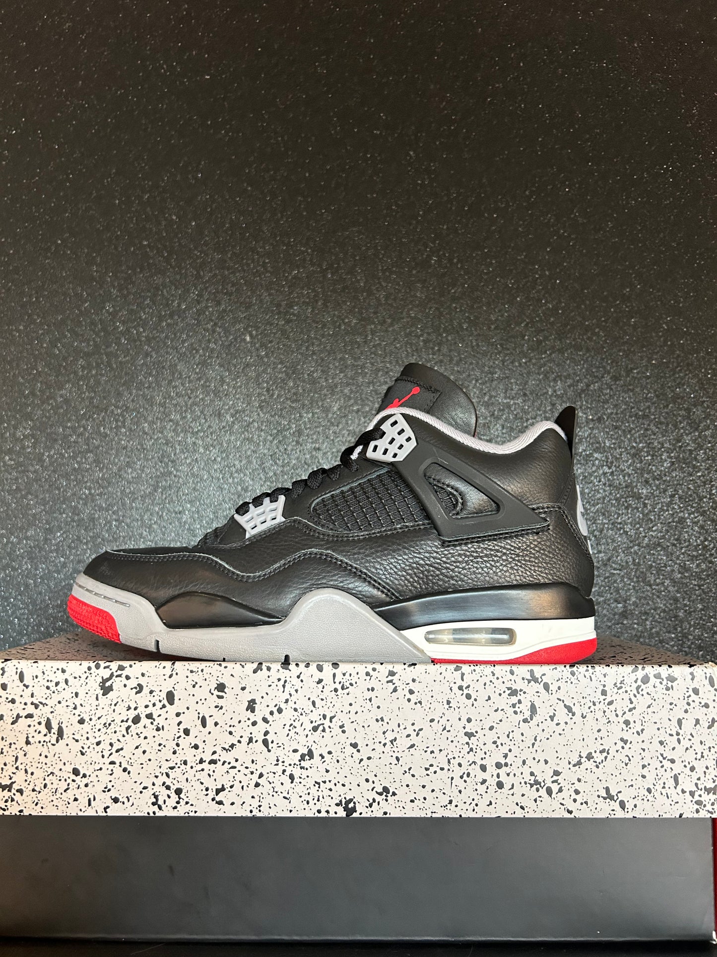 Jordan 4 Retro "Reimagined Bred" Preowned Size 9 With Box