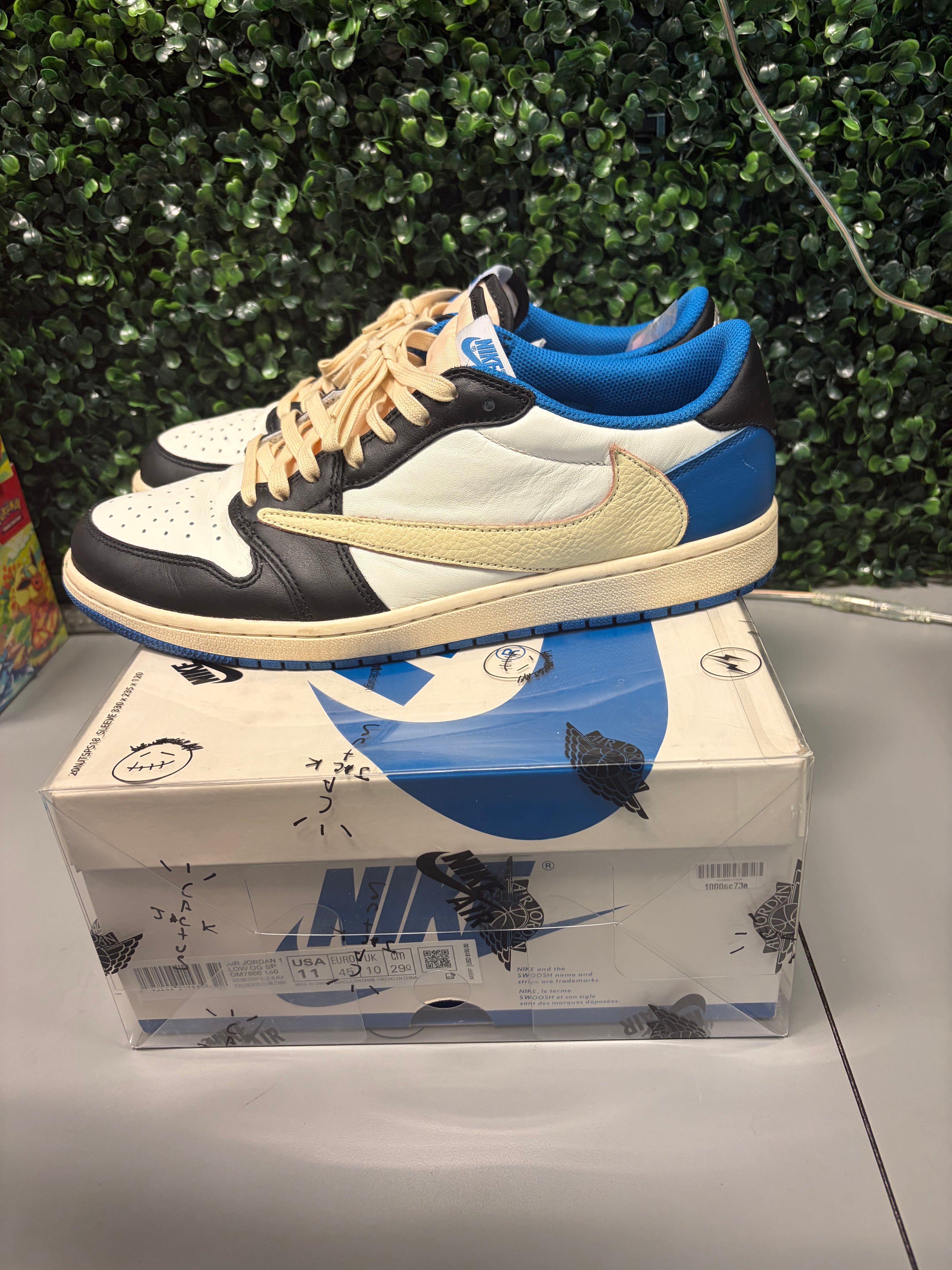 Jordan 1 x Travis Scott "Fragment" Size 11 Preowned