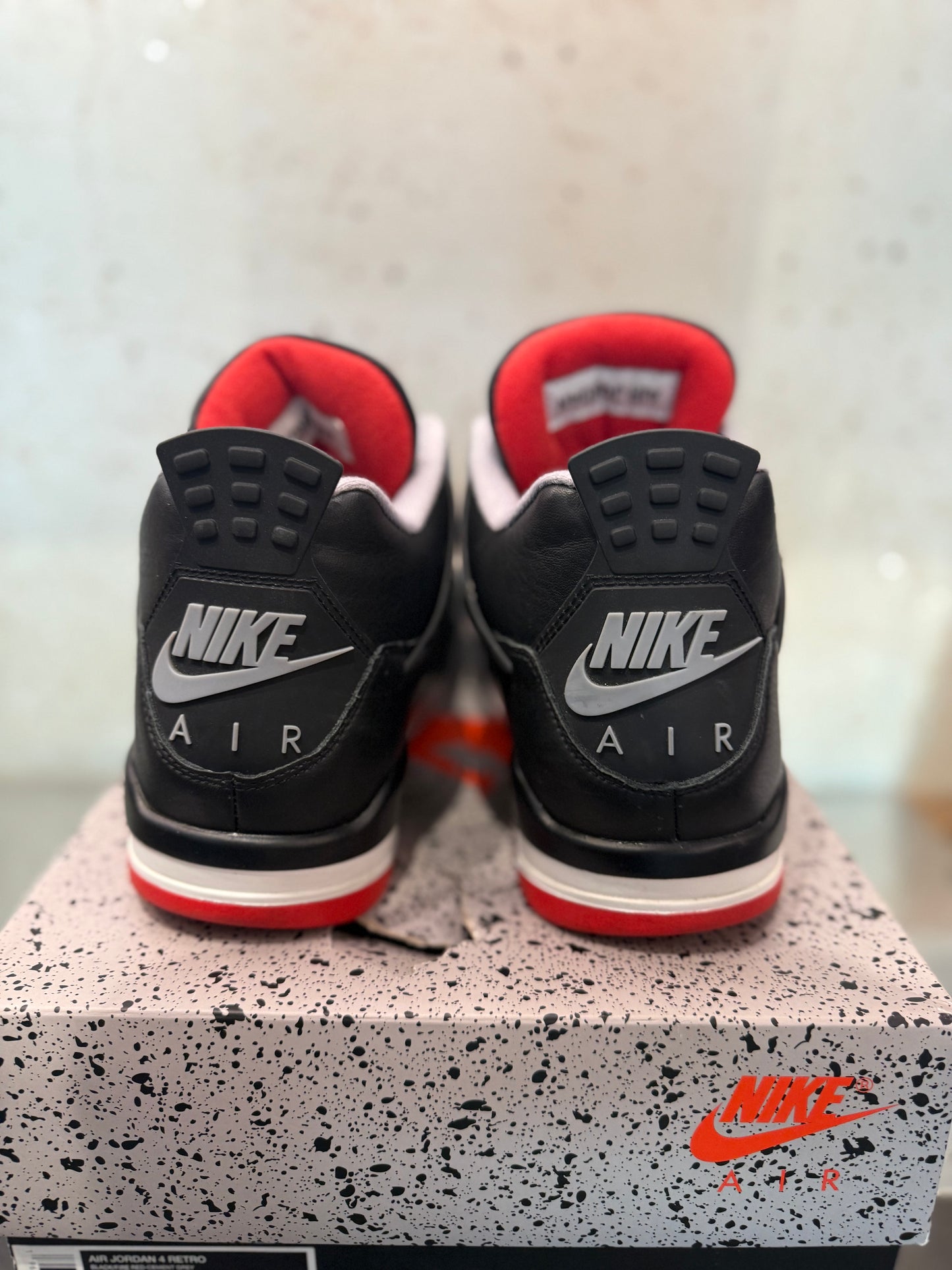 Jordan 4 "Bred Reimagined" Size 10.5 Preowned