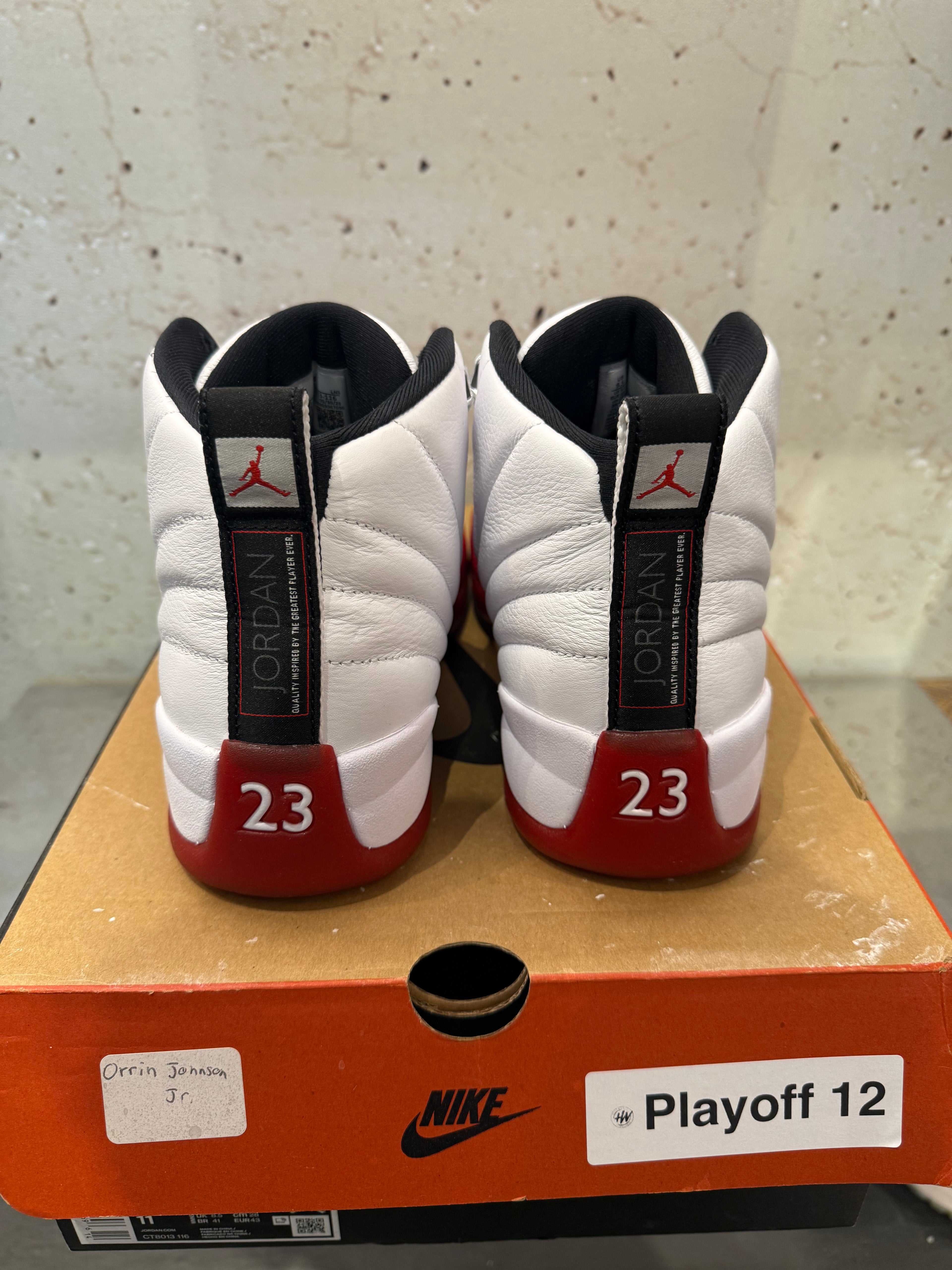 Jordan 12 "Cherry" Size 9.5 Preowned