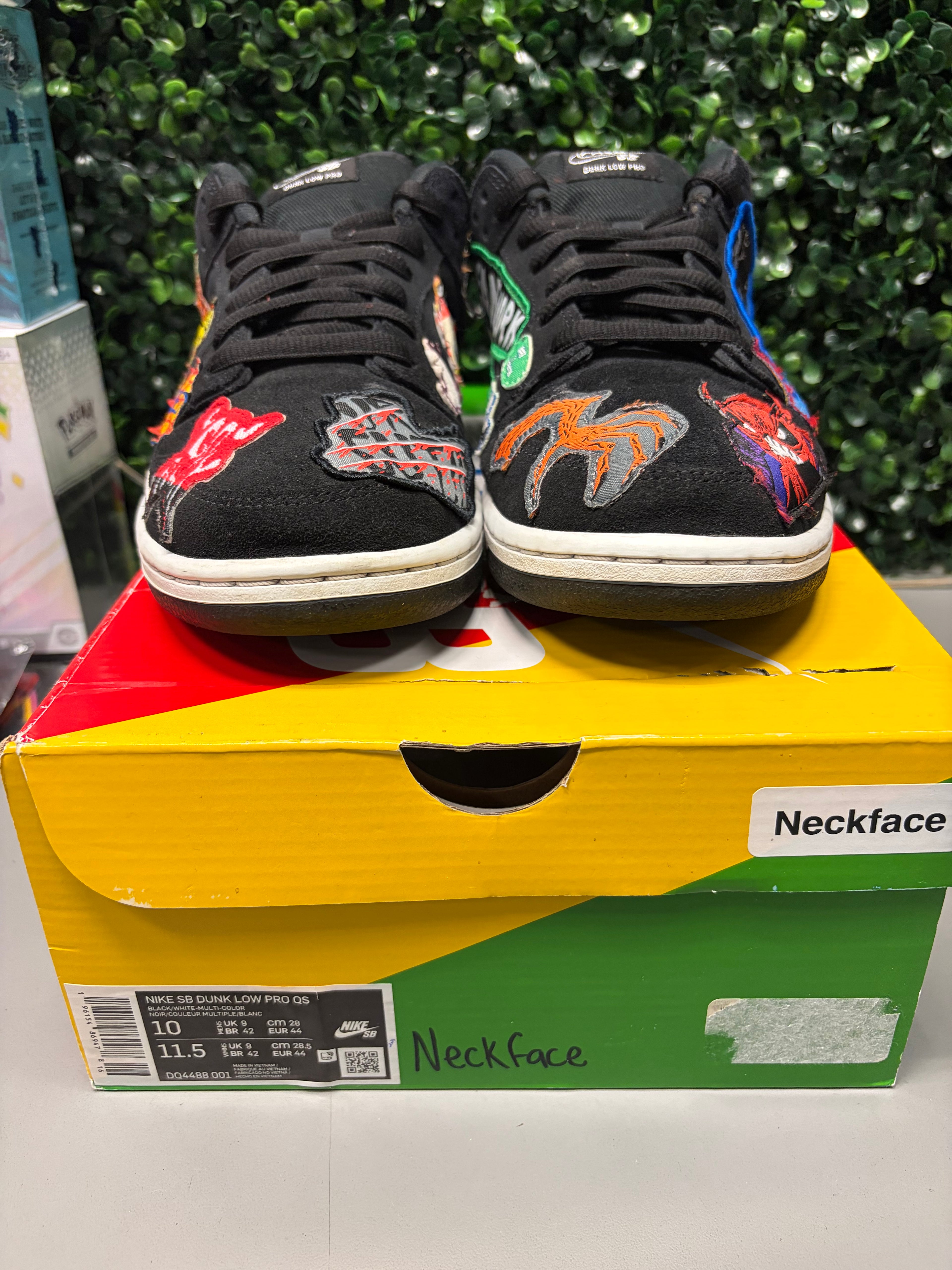 Nike SB Dunk Low Pro QS "Neckface" Size 10 Preowned