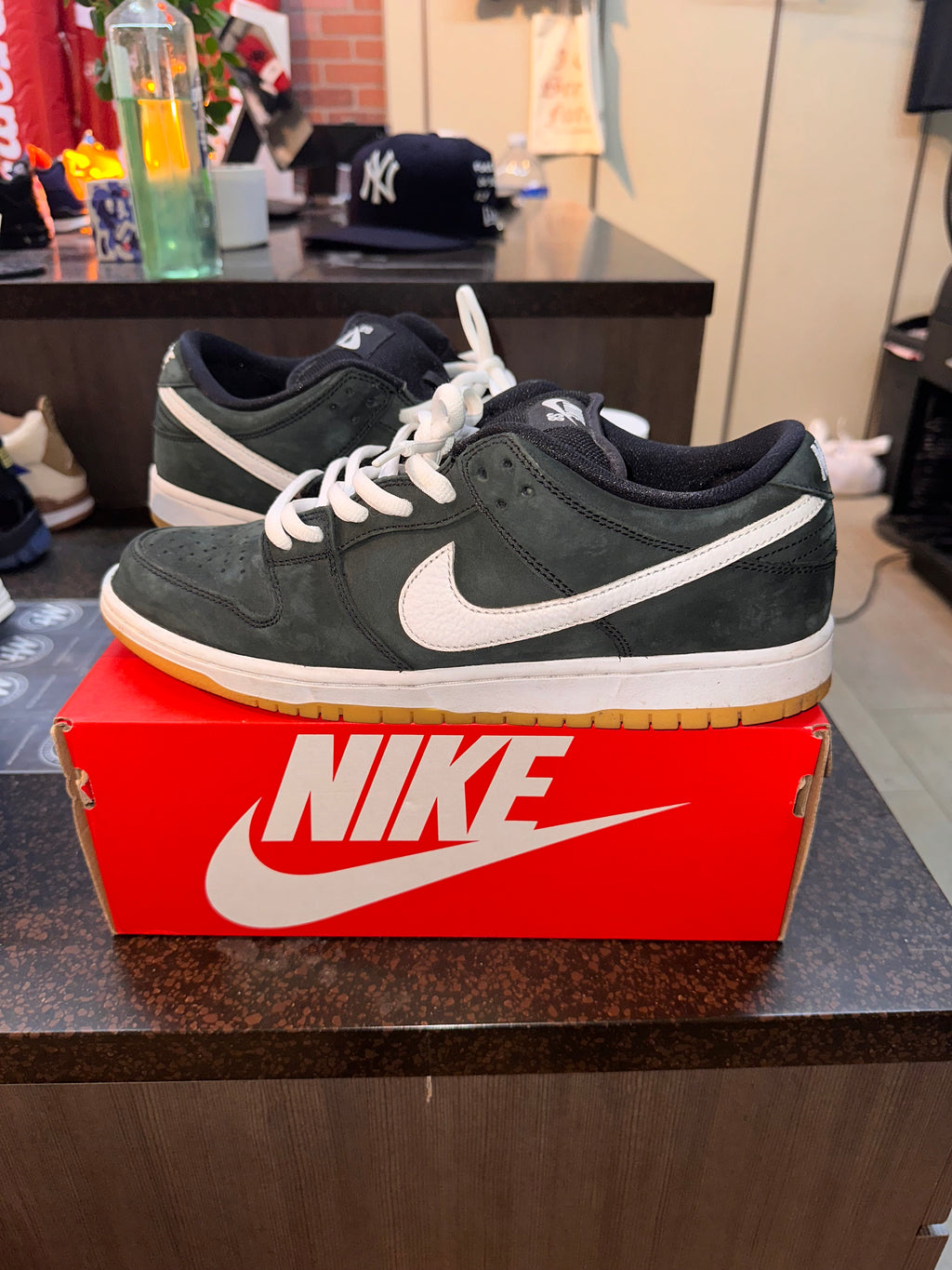 Nike SB Dunk Low Pro "Black Gum" Preowned No Box
