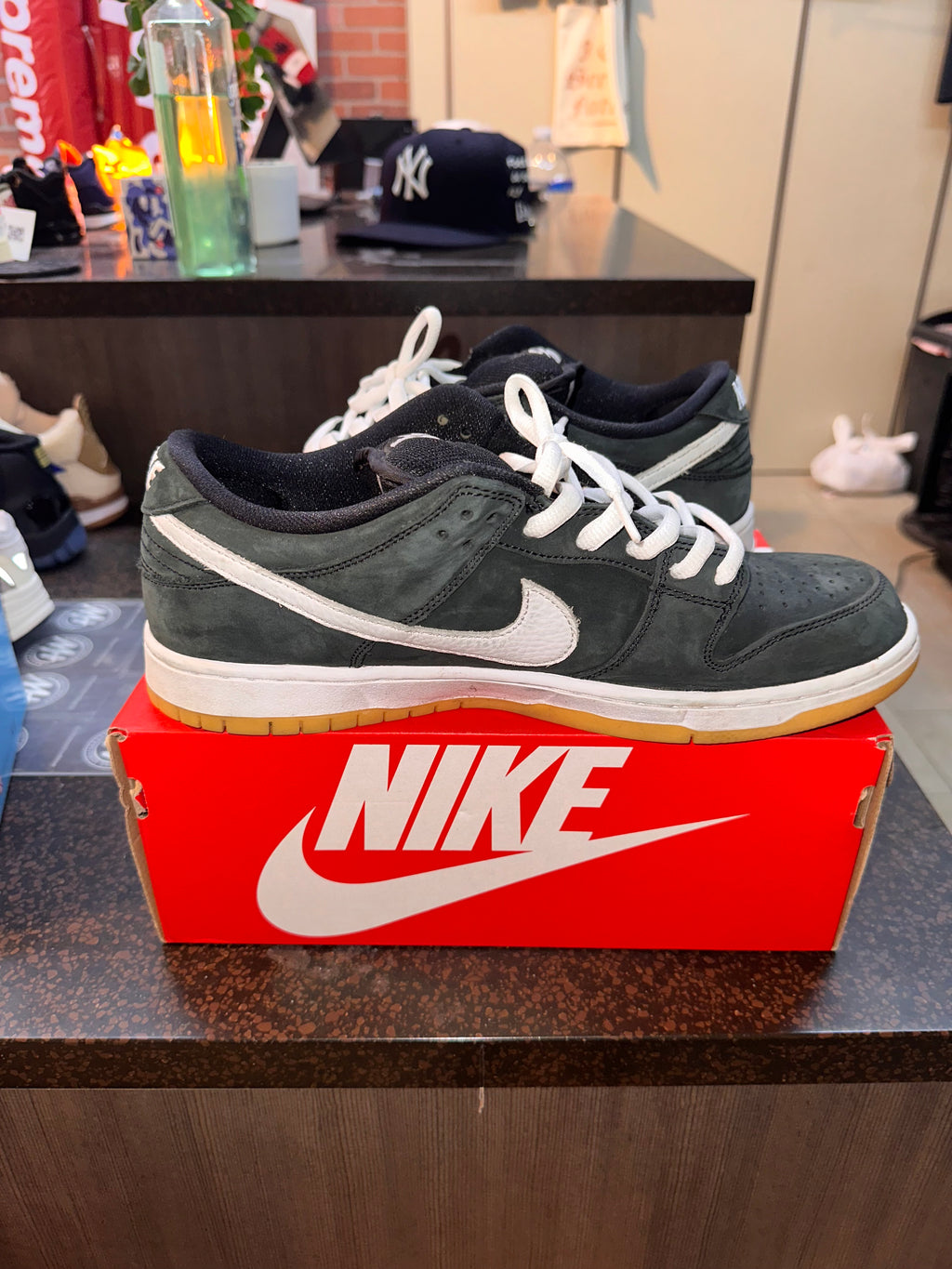 Nike SB Dunk Low Pro "Black Gum" Preowned No Box