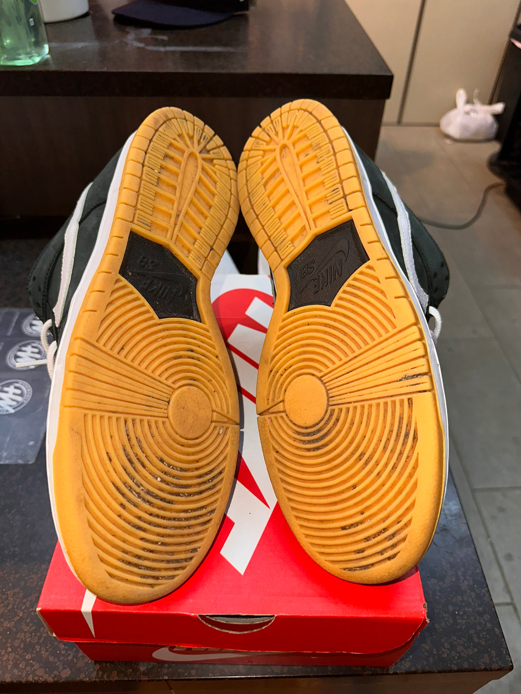Nike SB Dunk Low Pro "Black Gum" Preowned No Box