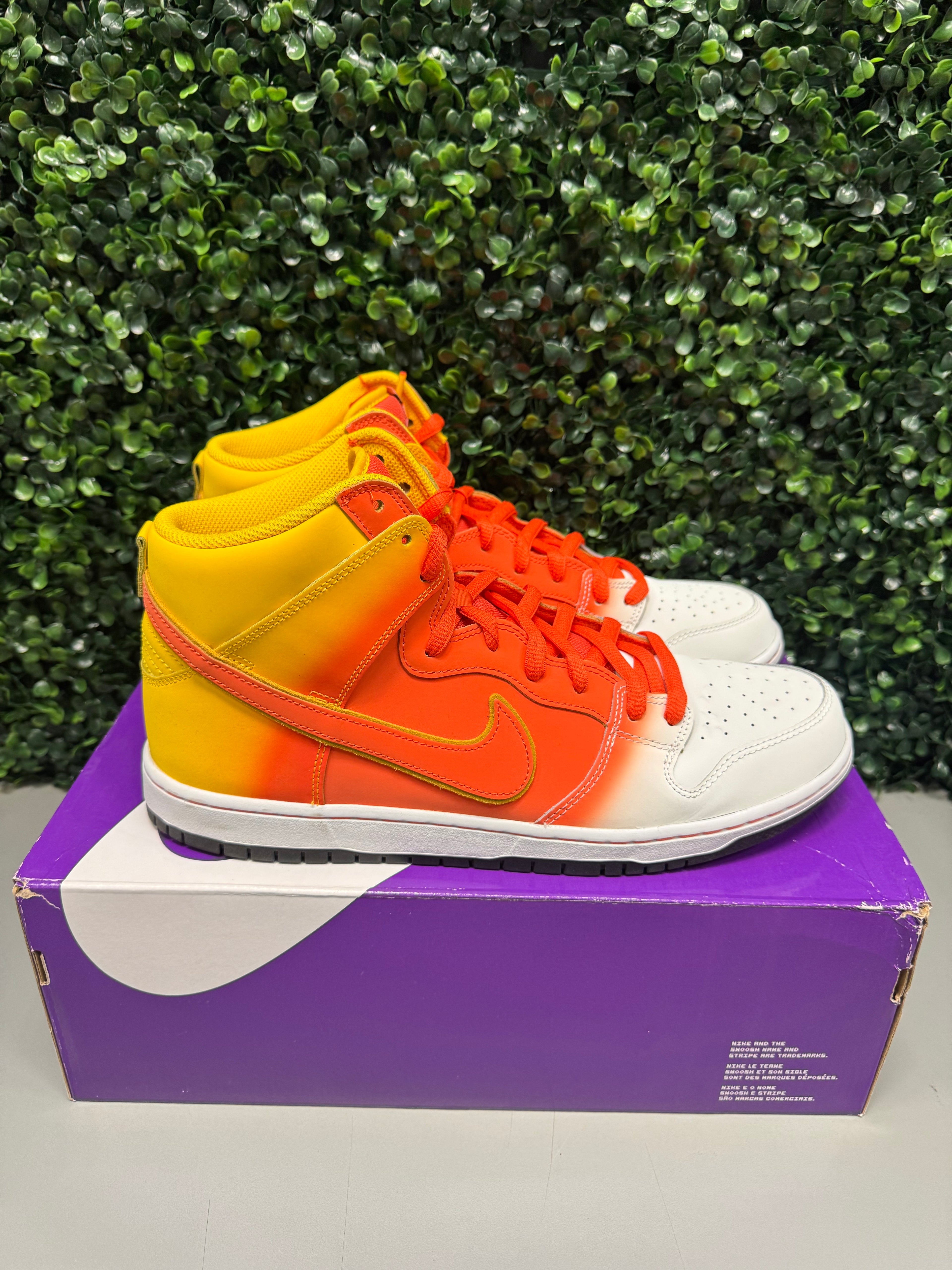 Nike SB Dunk High "Candy Corn" Size 13 Preowned