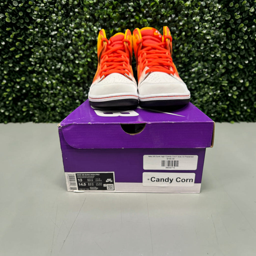 Nike SB Dunk High "Candy Corn" Size 13 Preowned