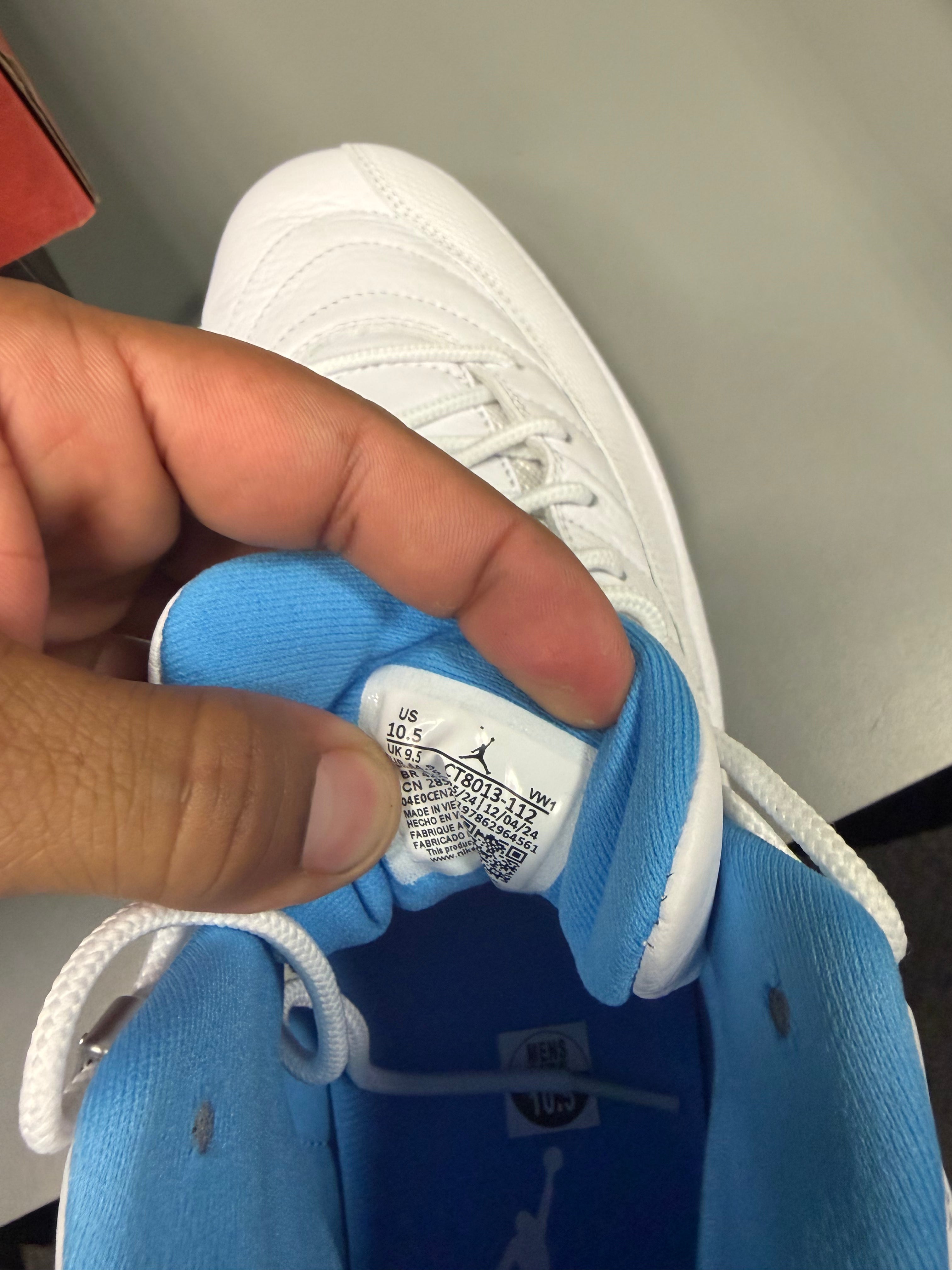 Jordan 12 "Melo" Size 10.5 Tried On