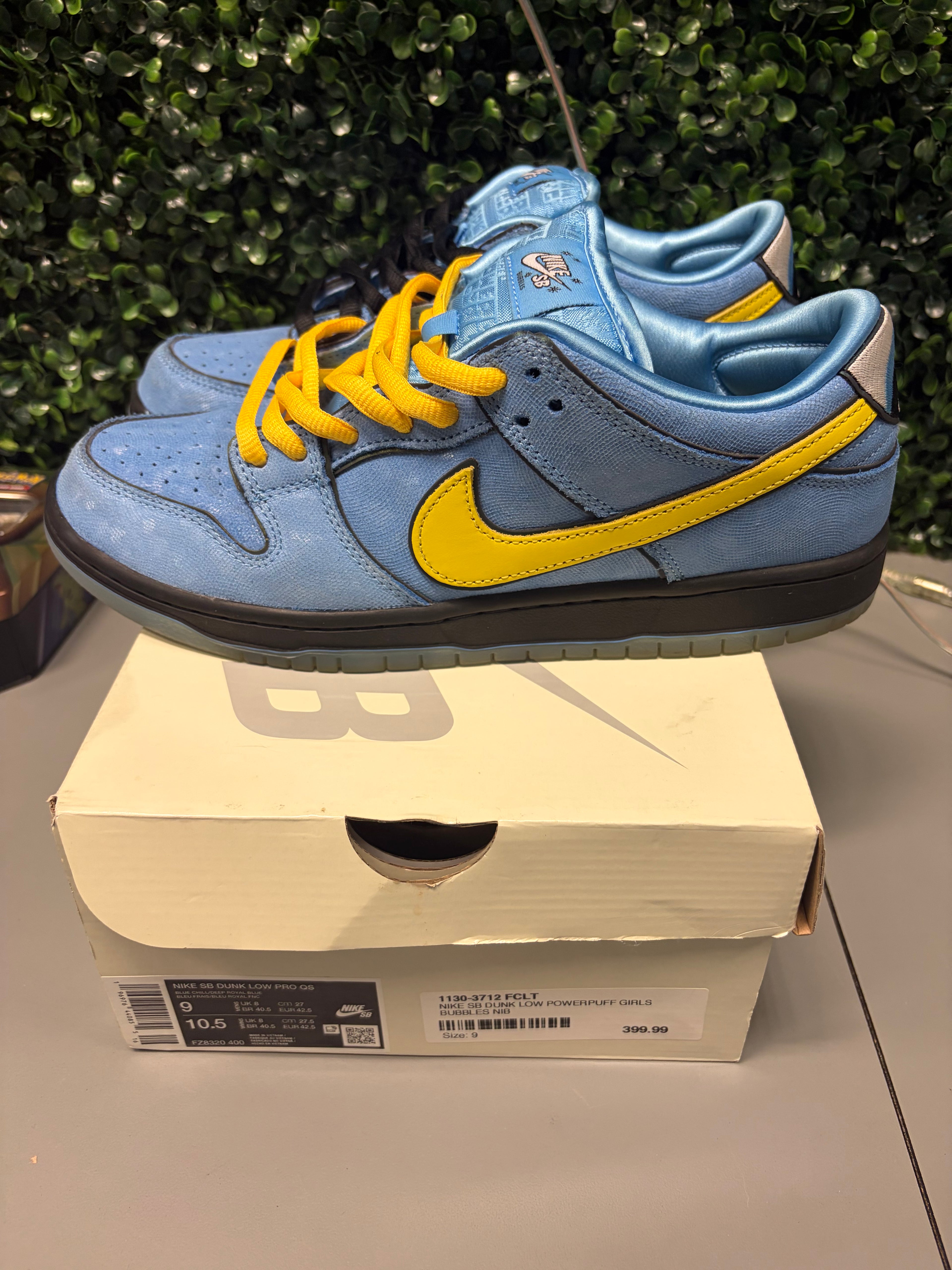 Nike SB Dunk Low "Bubbles" Size 9 Preowned