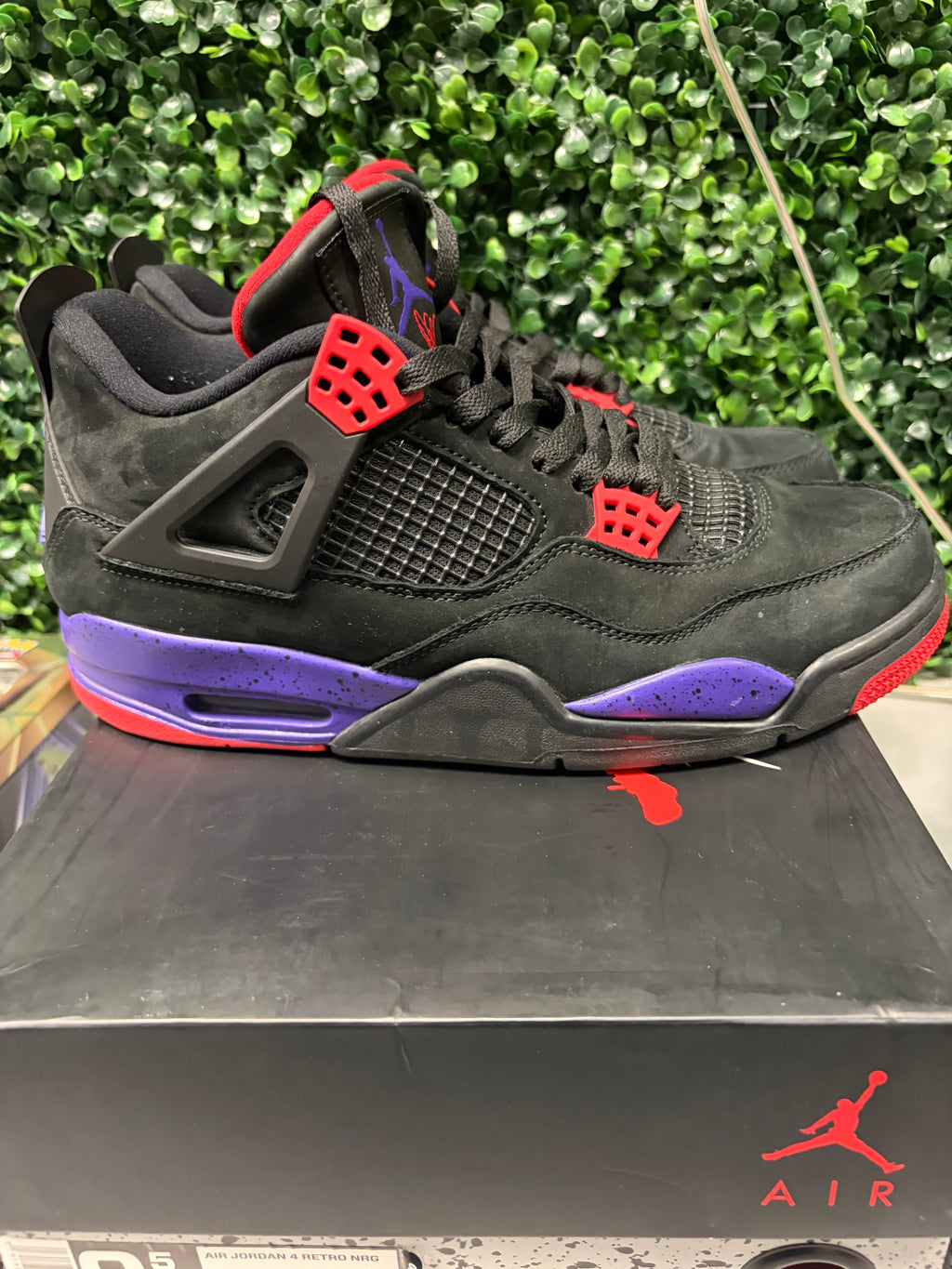 Jordan 4"Raptors Drake OVO (2019)" Size 9 Preowned