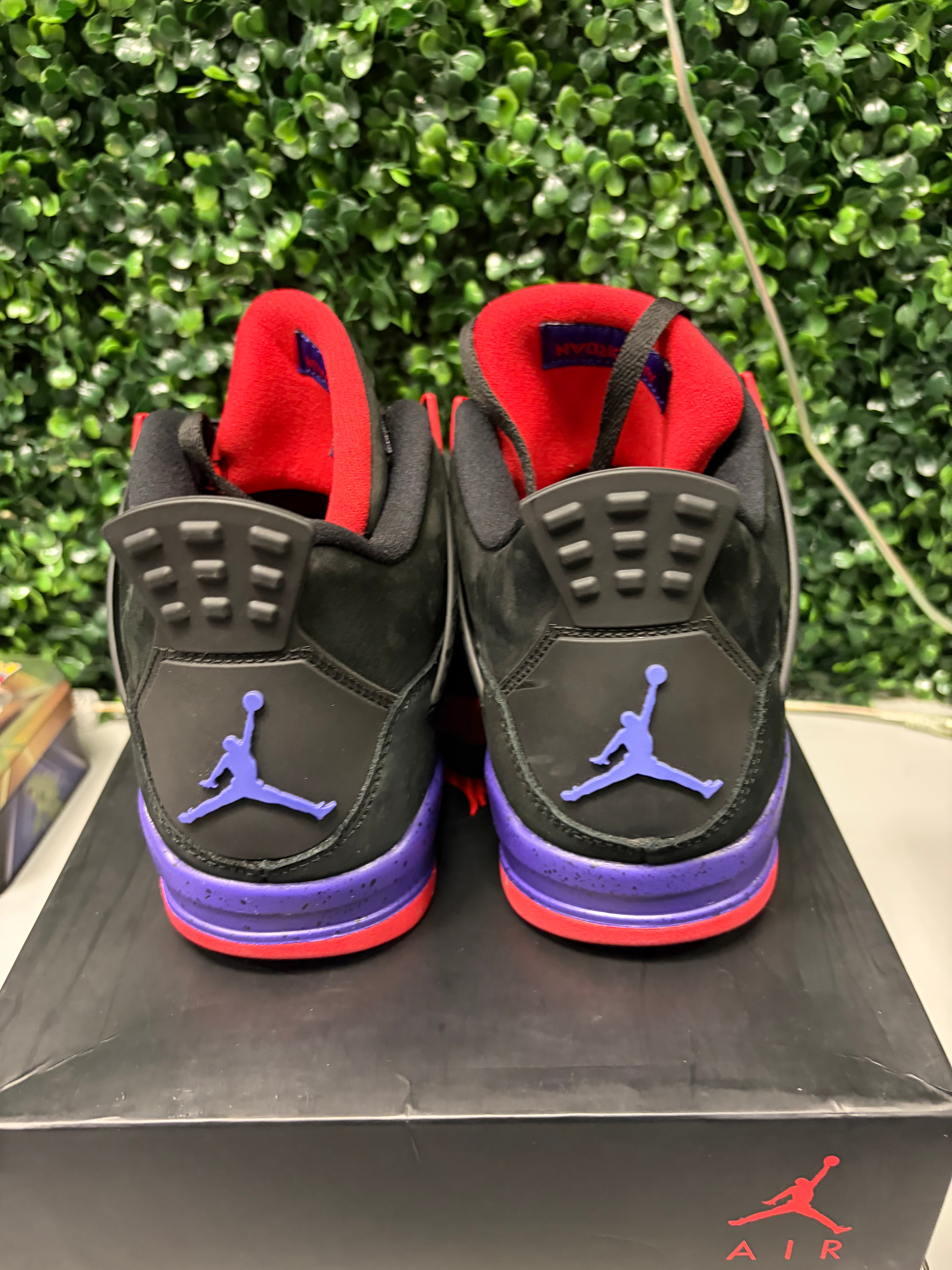 Jordan 4"Raptors Drake OVO (2019)" Size 9 Preowned
