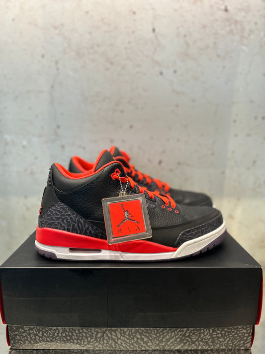 Jordan 3 "Crimson" Size 11 Preowned
