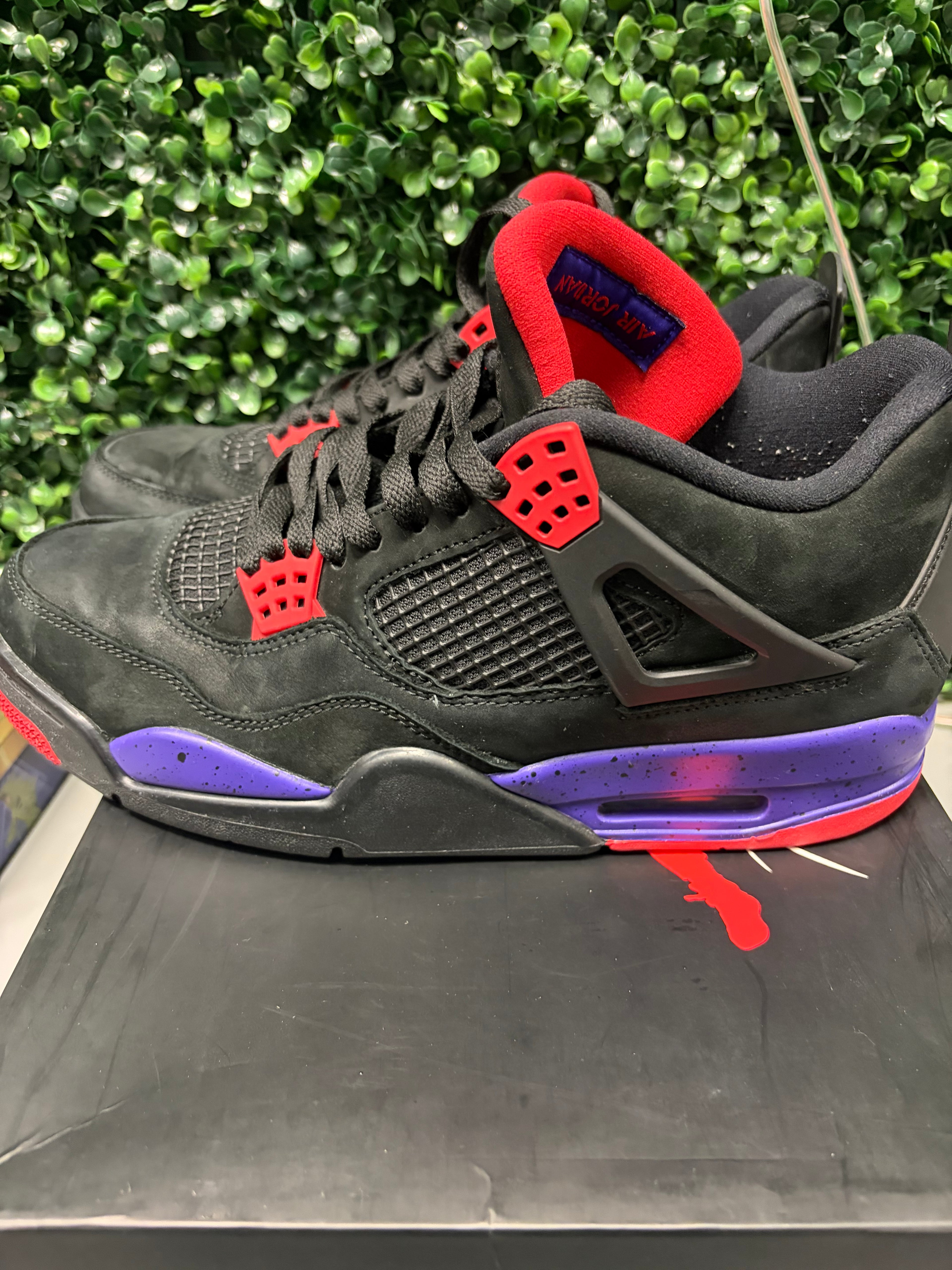 Jordan 4"Raptors Drake OVO (2019)" Size 9 Preowned