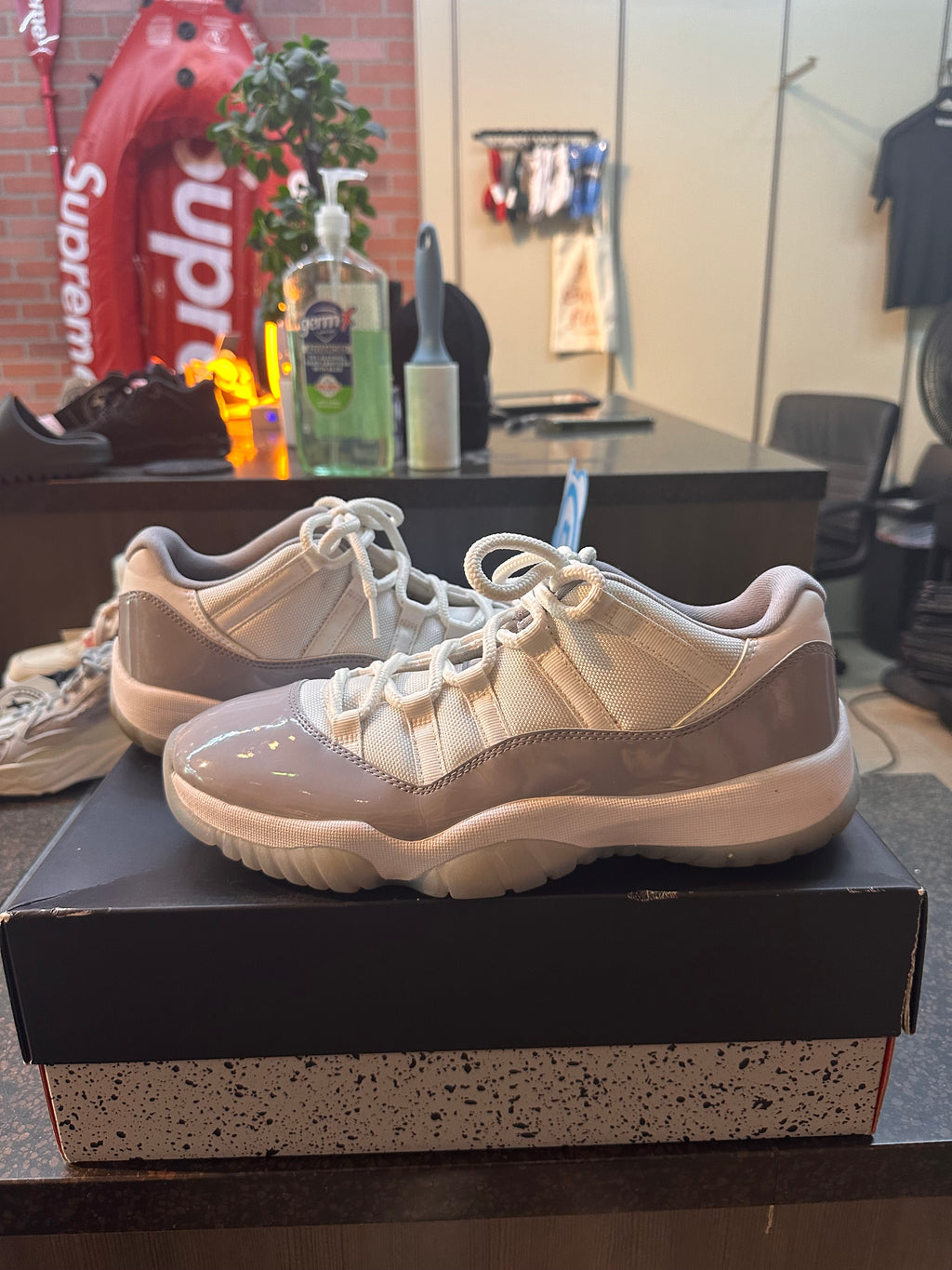 Jordan 11 "Cement Grey" Preowned No Box