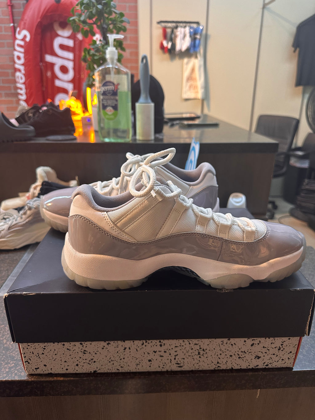 Jordan 11 "Cement Grey" Preowned No Box