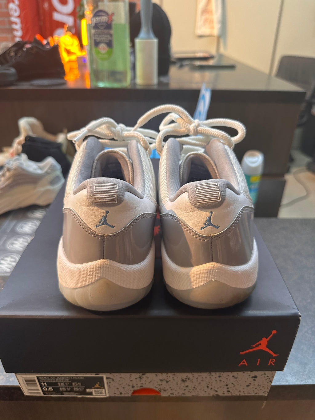 Jordan 11 "Cement Grey" Preowned No Box