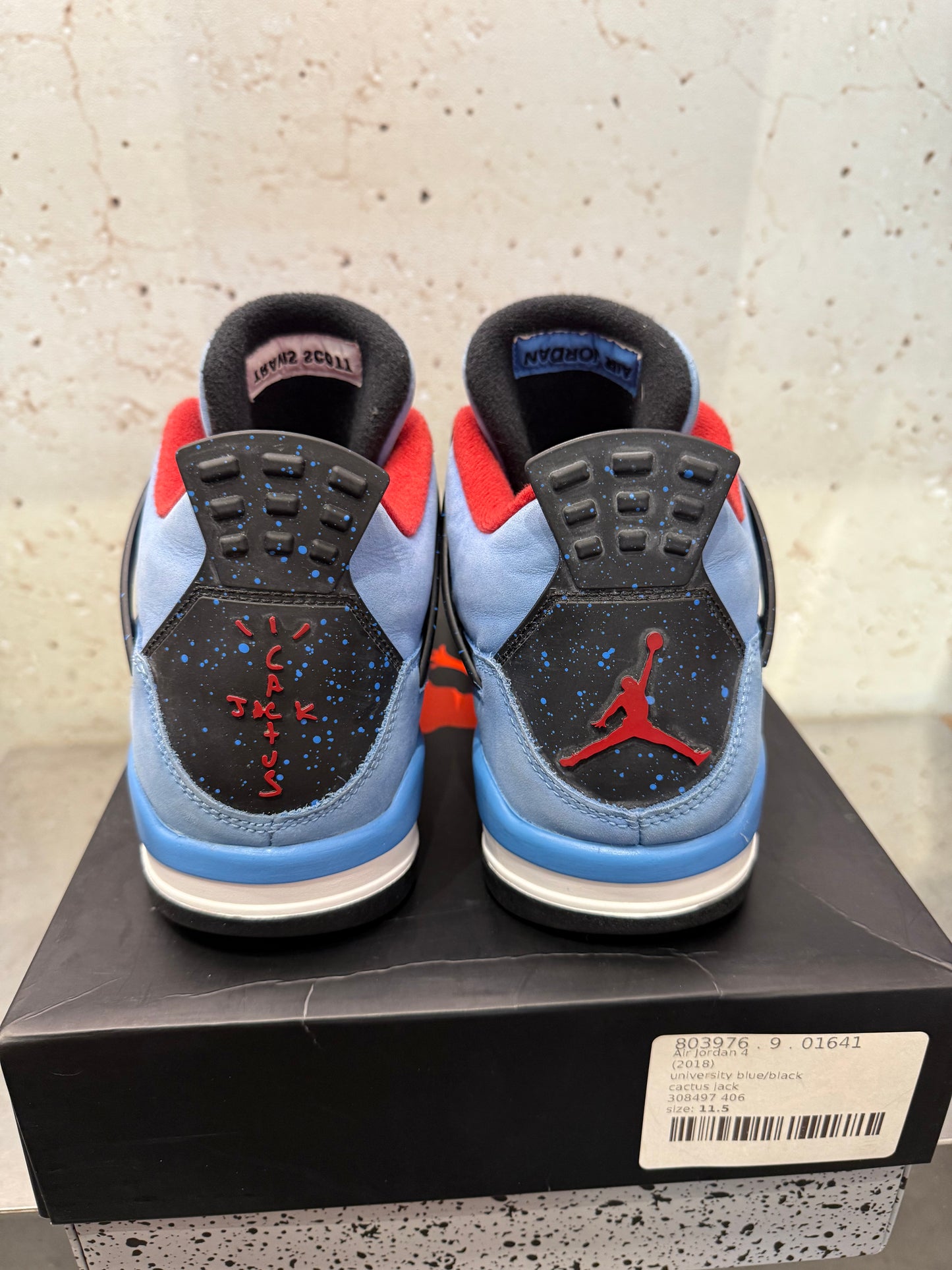 Jordan 4 X Travis Scott "Cactus Jack" Size 11.5 Preowned