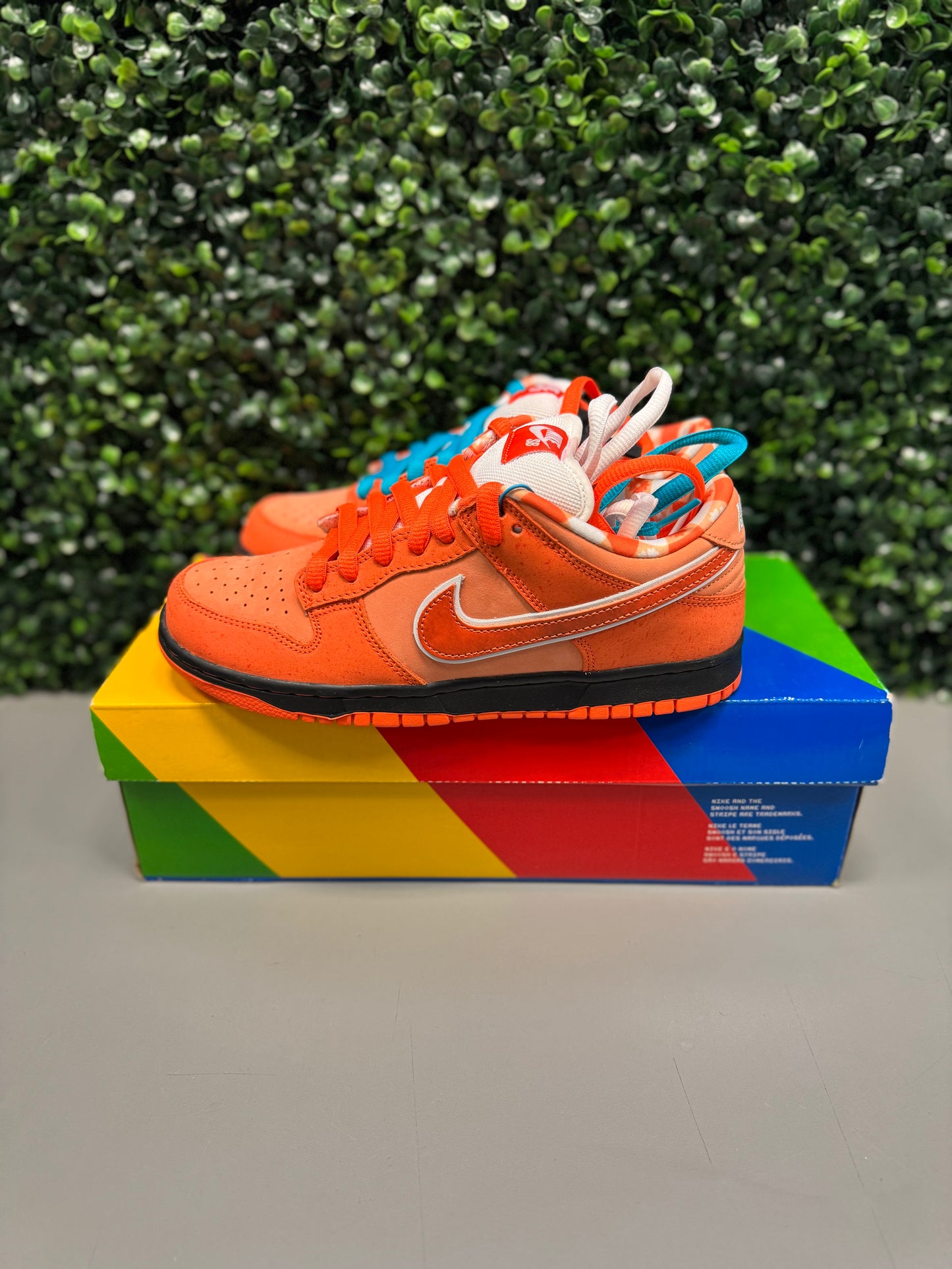 Nike SB Dunk Low "Orange Lobster" Size 7.5 Preowned