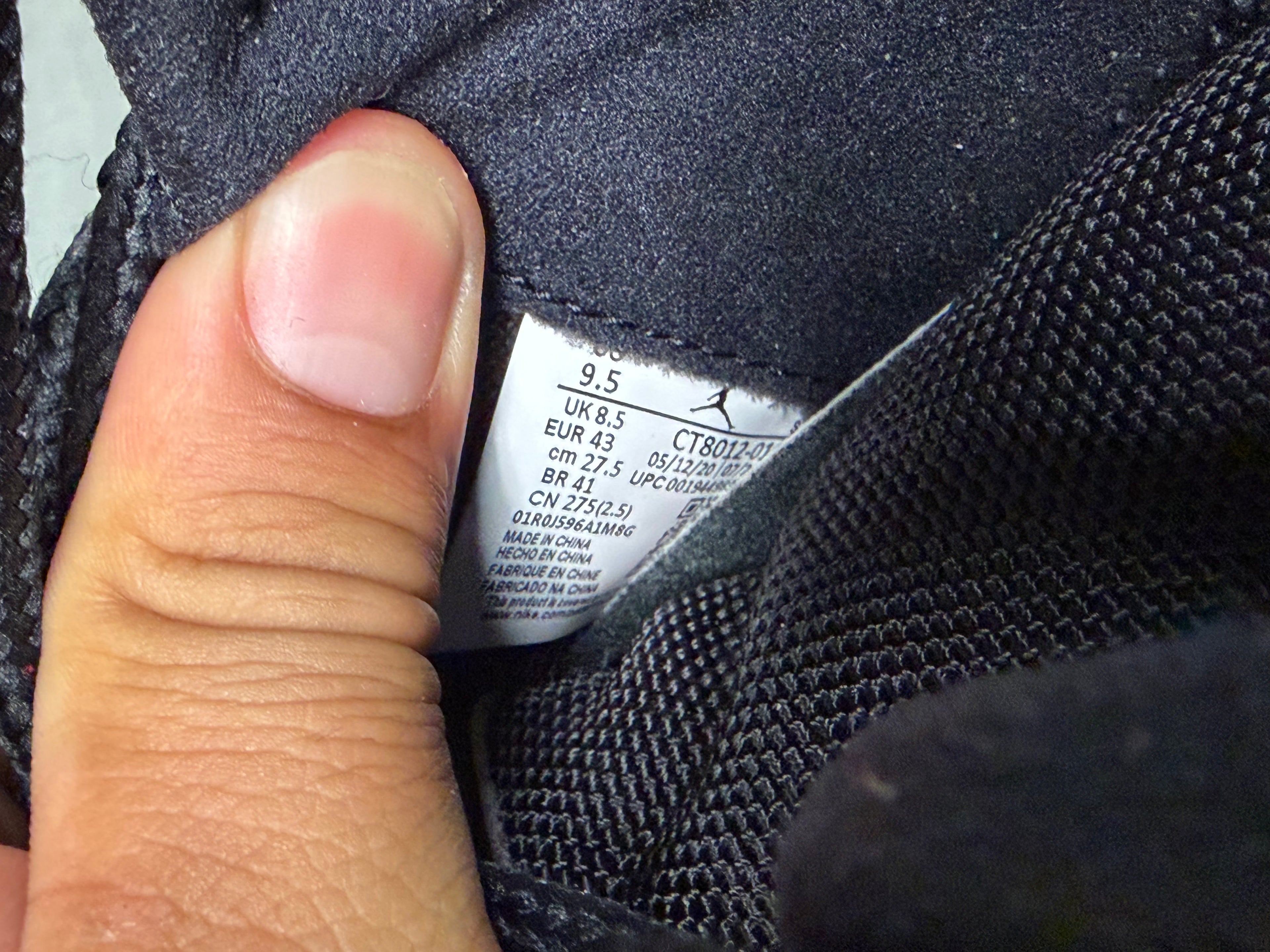 Jordan 11 "Jubilee" Size 9.5 Preowned