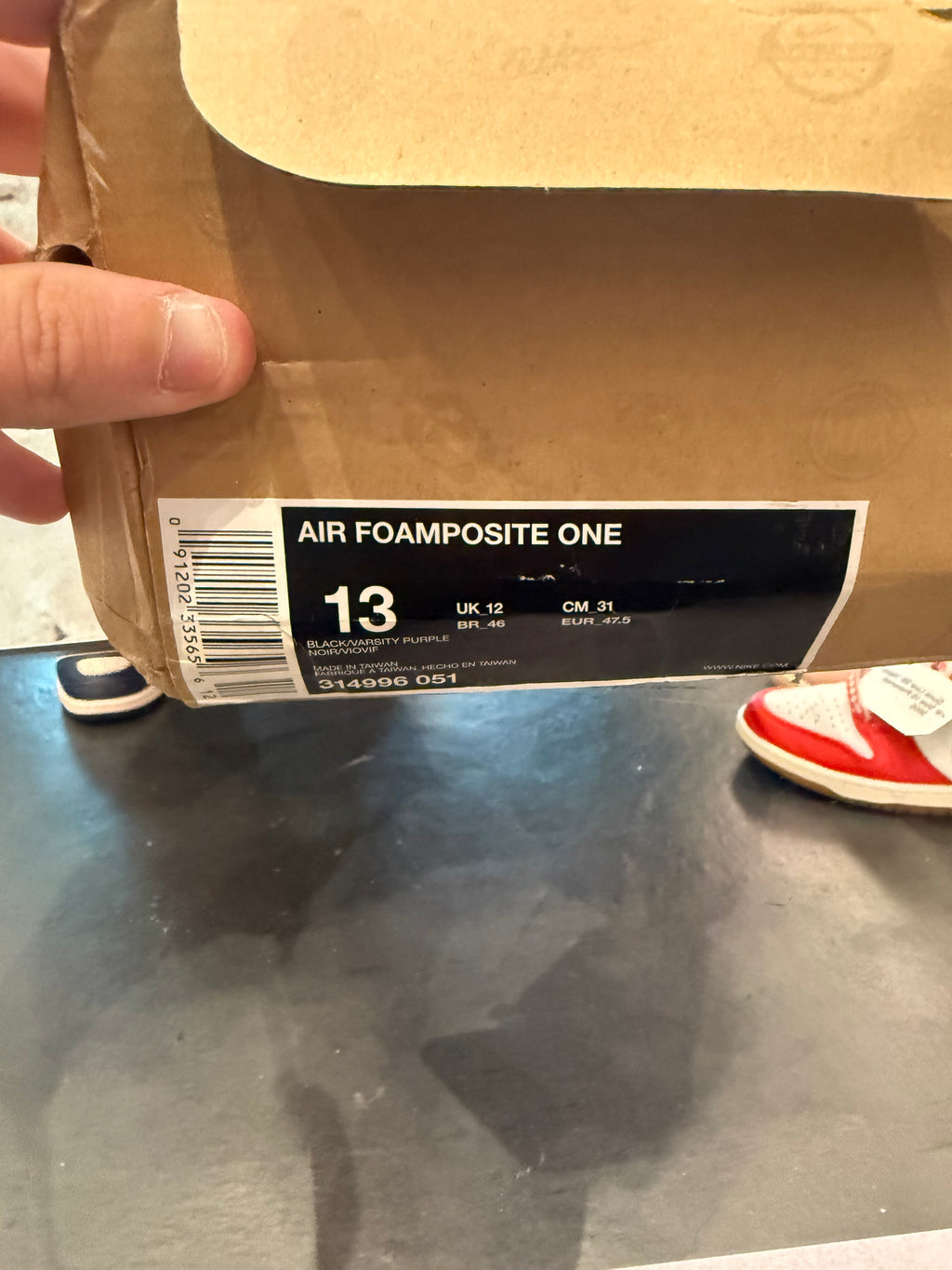 Nike Air Foamposite "Eggplant" Size 13 Preowned