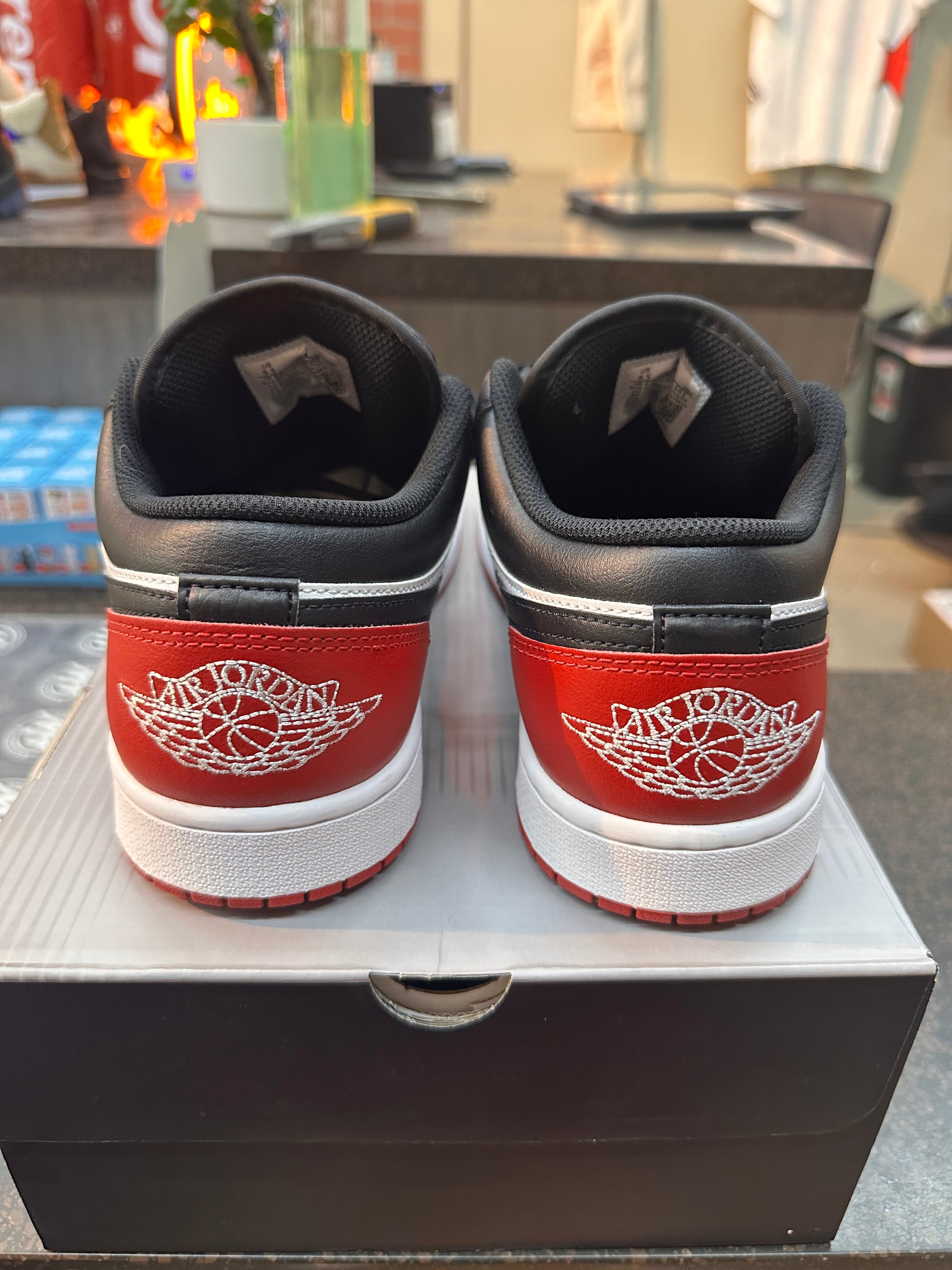 Jordan 1 Low " Black Toe" Preowned No Box