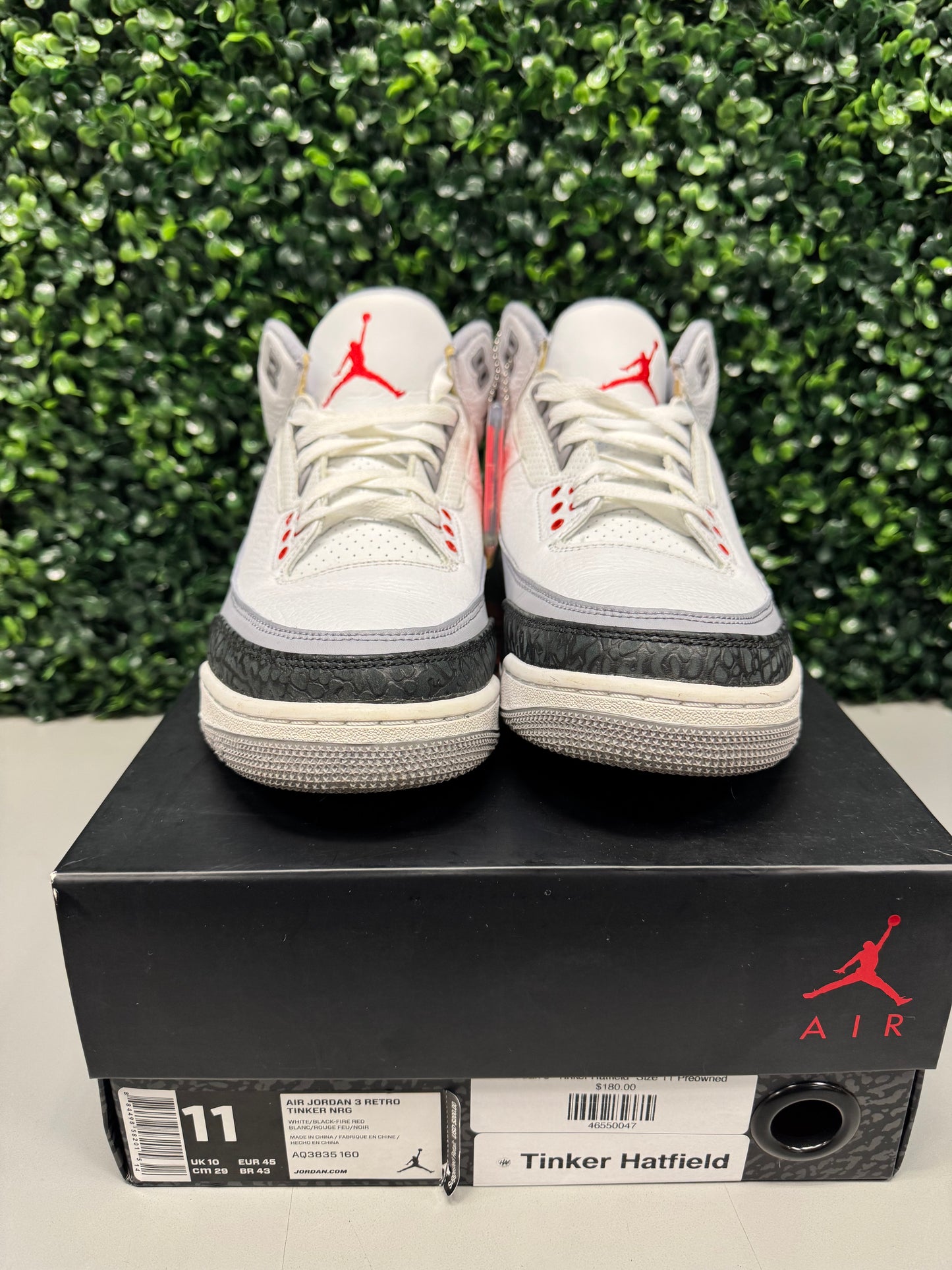 Jordan 3 "Tinker Hatfield" Size 11 Preowned