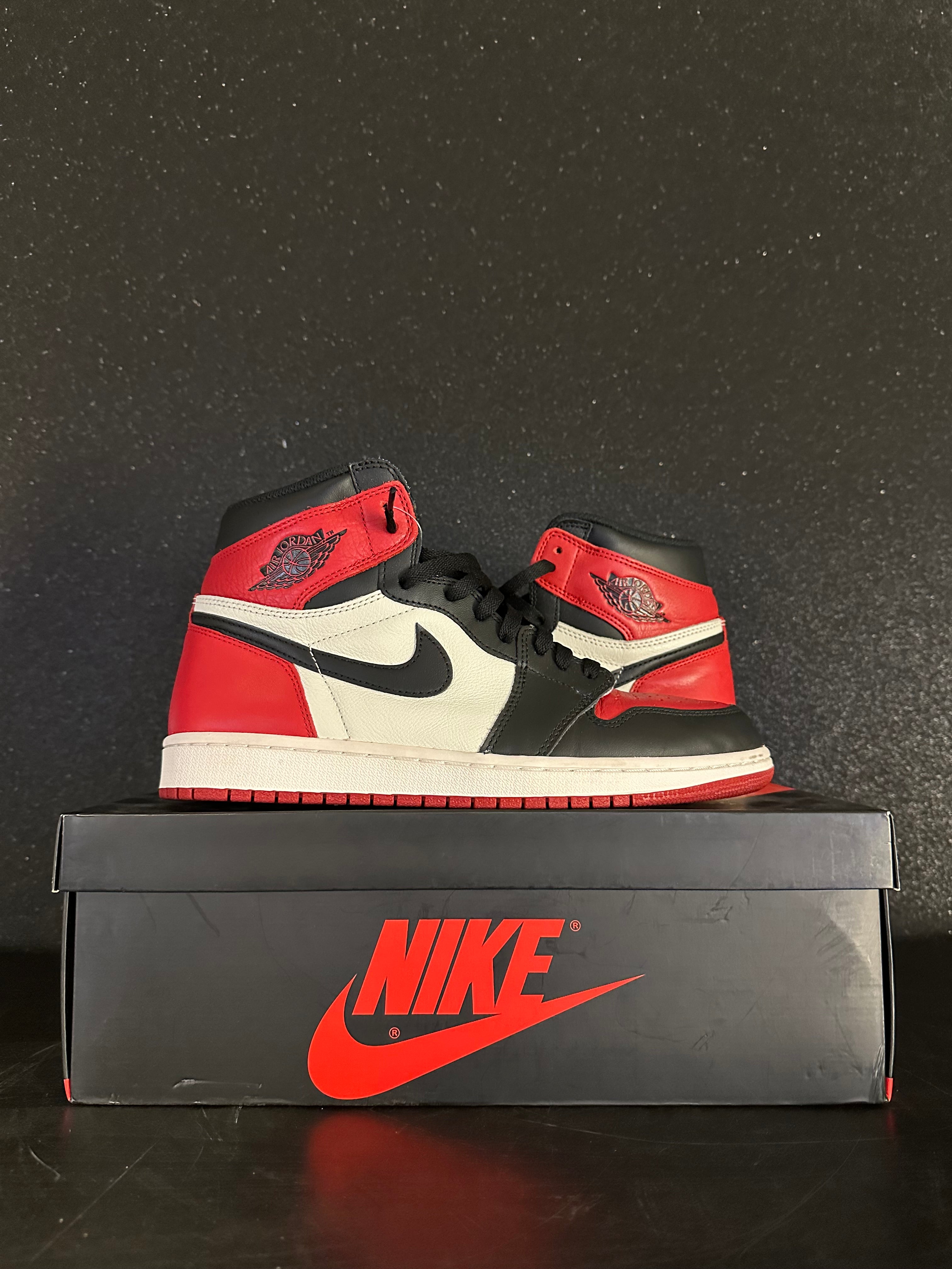 Jordan 1 "Bred Toe" Size 10 Pre Owned