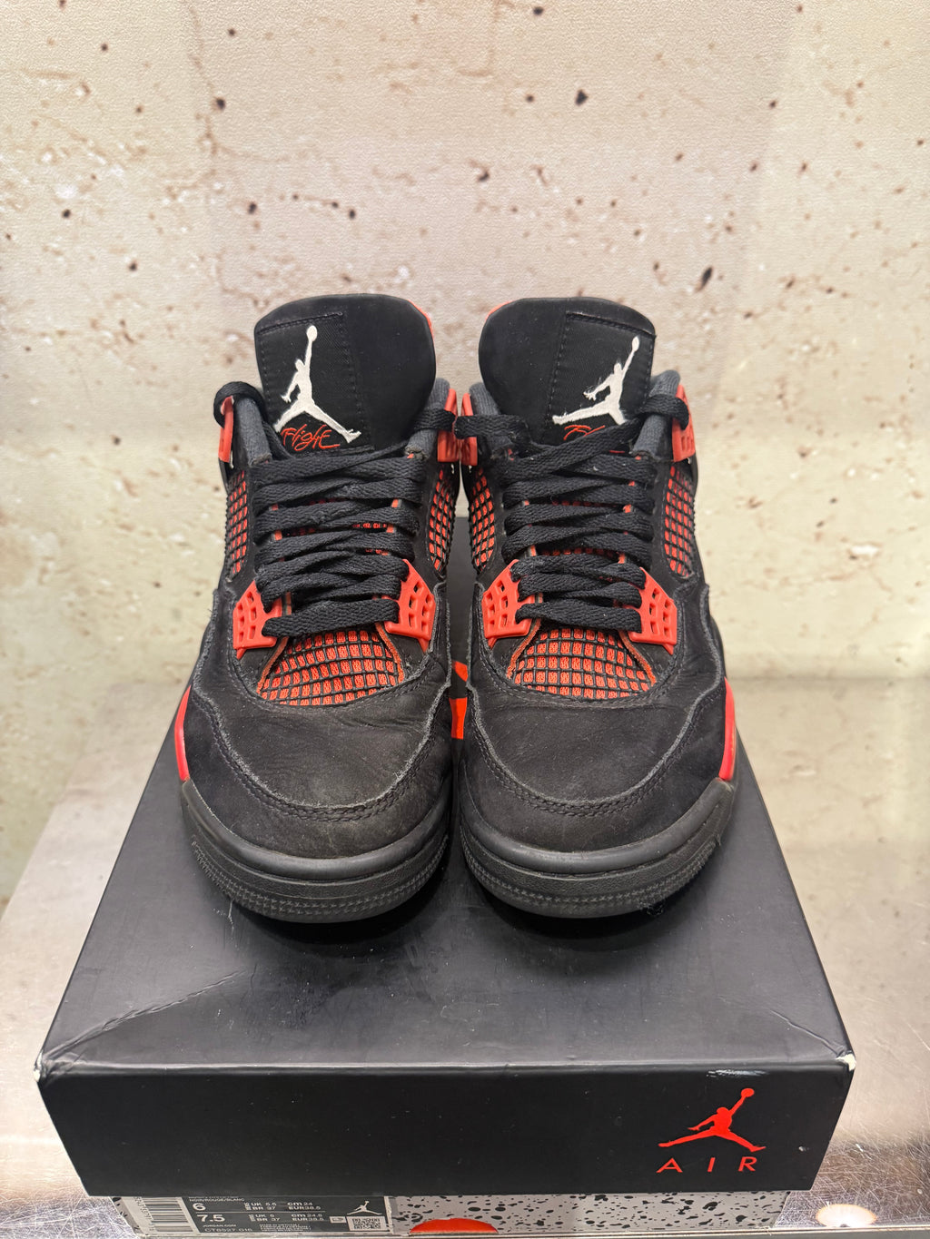 Jordan 4 "Red Thunder" Size 6 Preowned