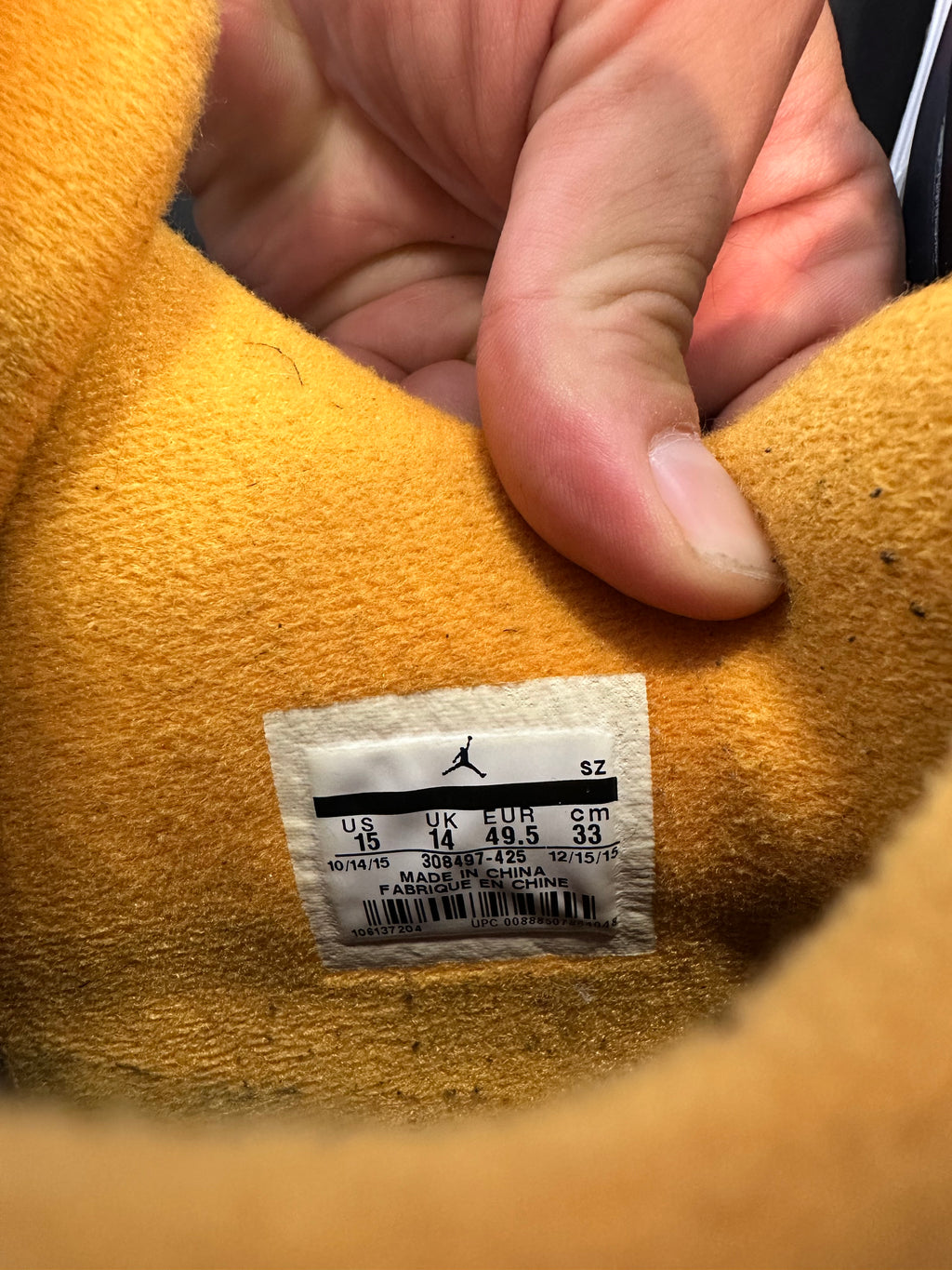Jordan 4 Retro "Dunk From Above" Size 15 Preowned