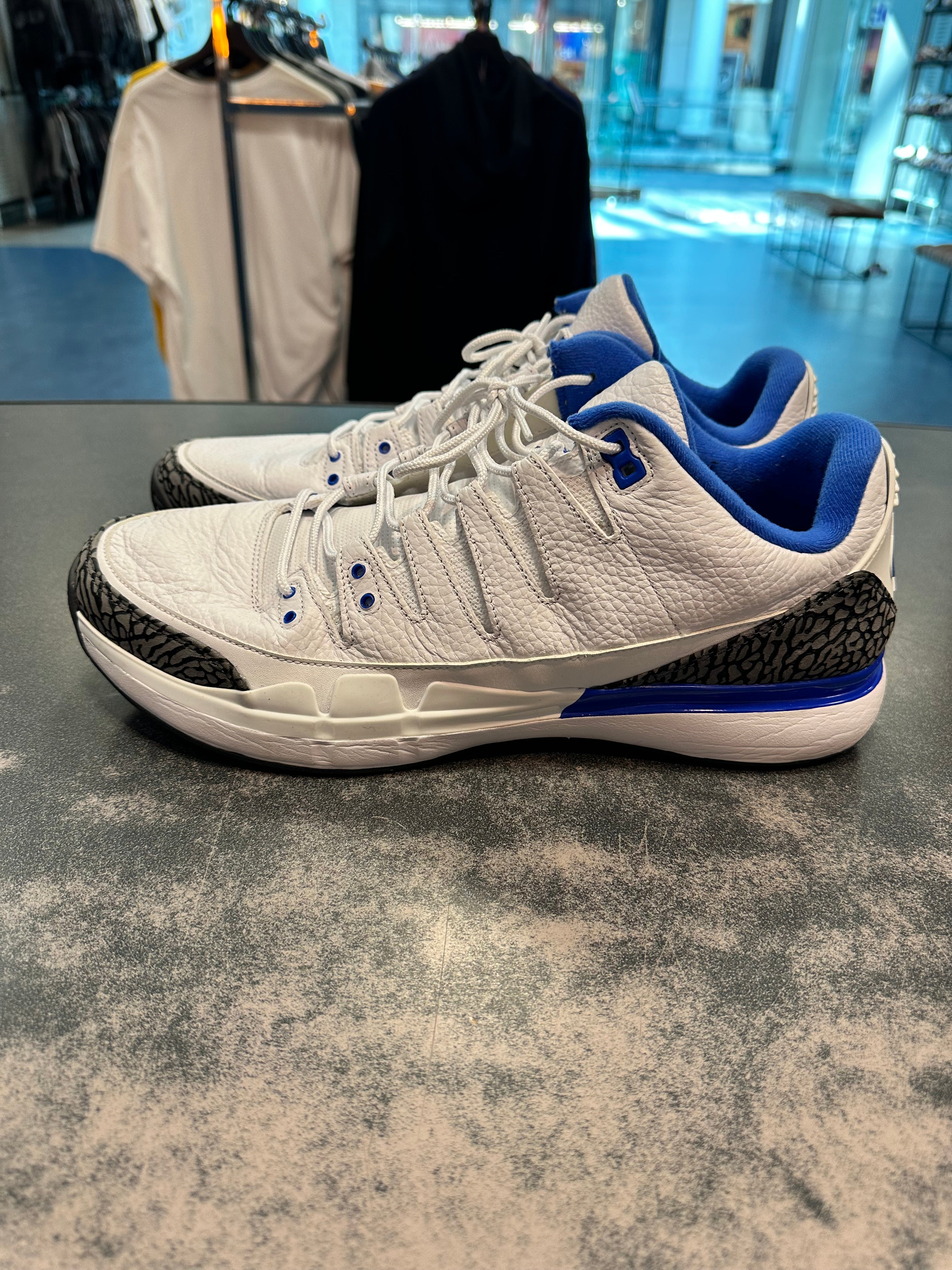 Nike Zoom Vapor AJ3 "Racer Blue"Size 15 Preowned